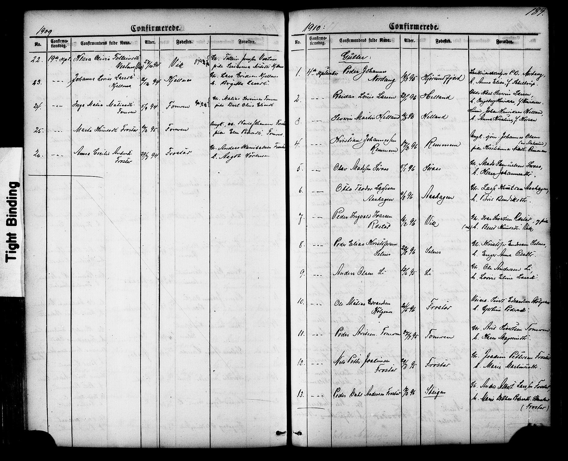 Ministerialprotokoller, klokkerbøker og fødselsregistre - Møre og Romsdal, AV/SAT-A-1454/539/L0536: Parish register (copy) no. 539C02, 1867-1913, p. 189