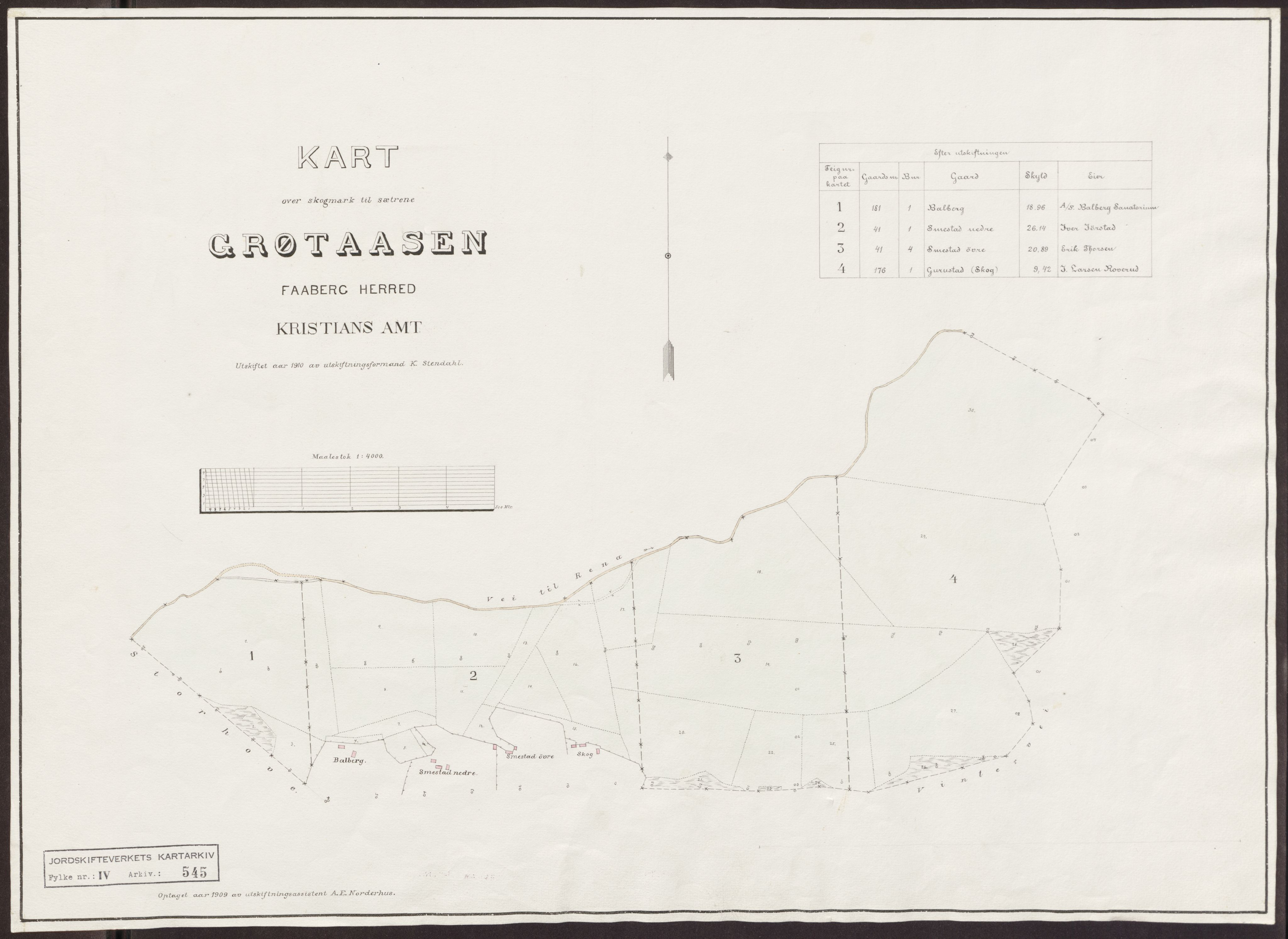 Jordskifteverkets kartarkiv, RA/S-3929/T, 1859-1988, p. 665