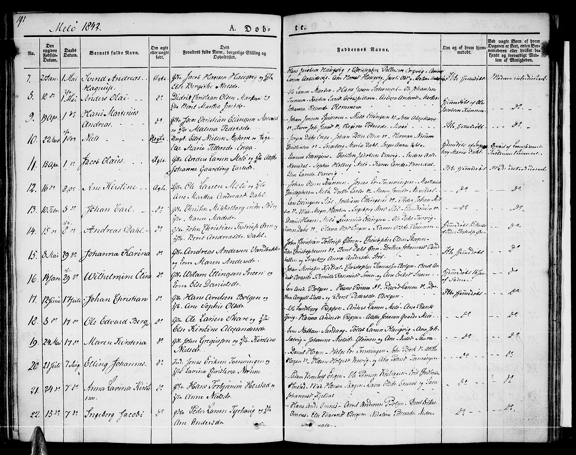 Ministerialprotokoller, klokkerbøker og fødselsregistre - Nordland, AV/SAT-A-1459/841/L0598: Parish register (official) no. 841A06 /2, 1825-1844, p. 190