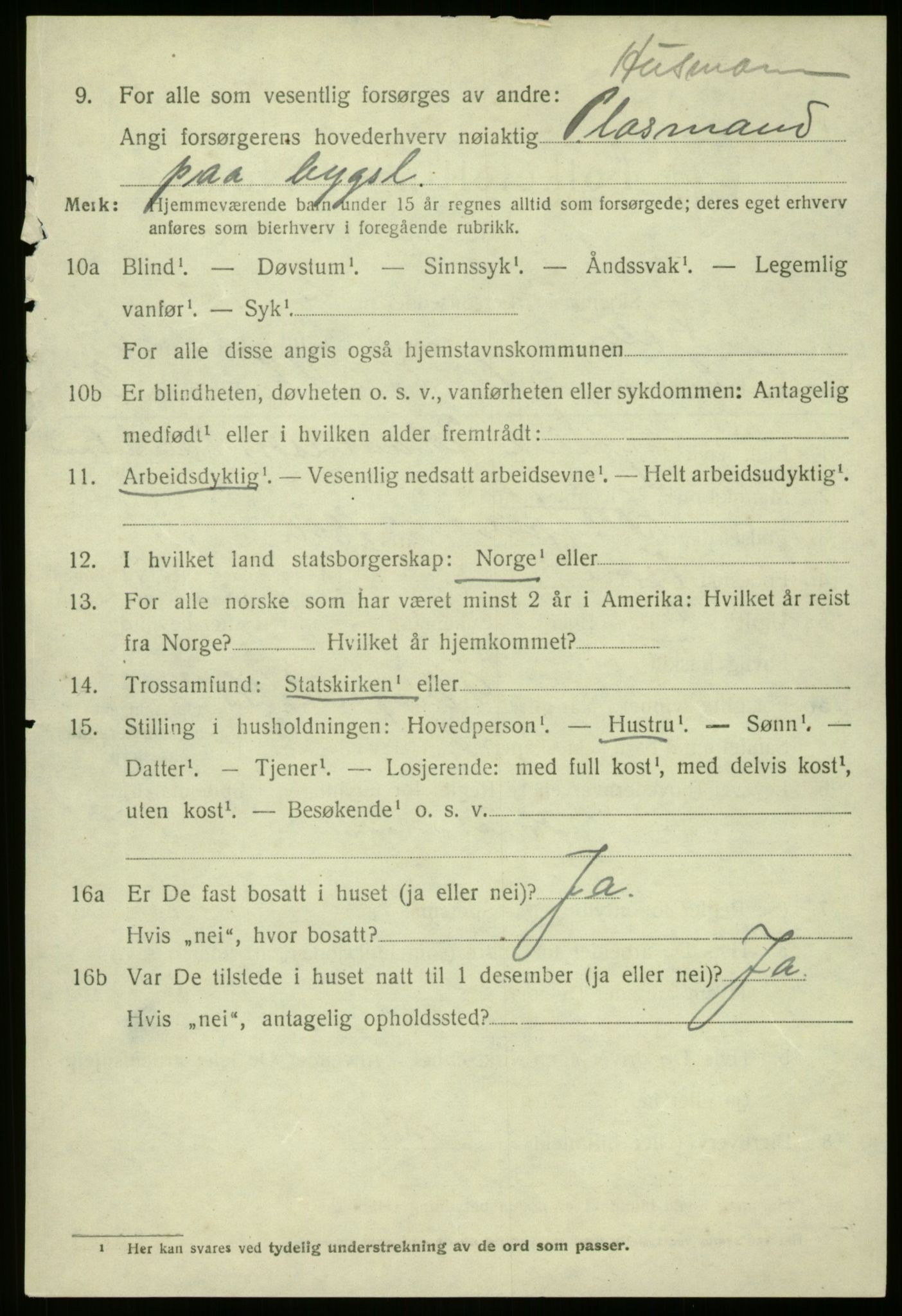 SAB, 1920 census for Fjaler, 1920, p. 4236