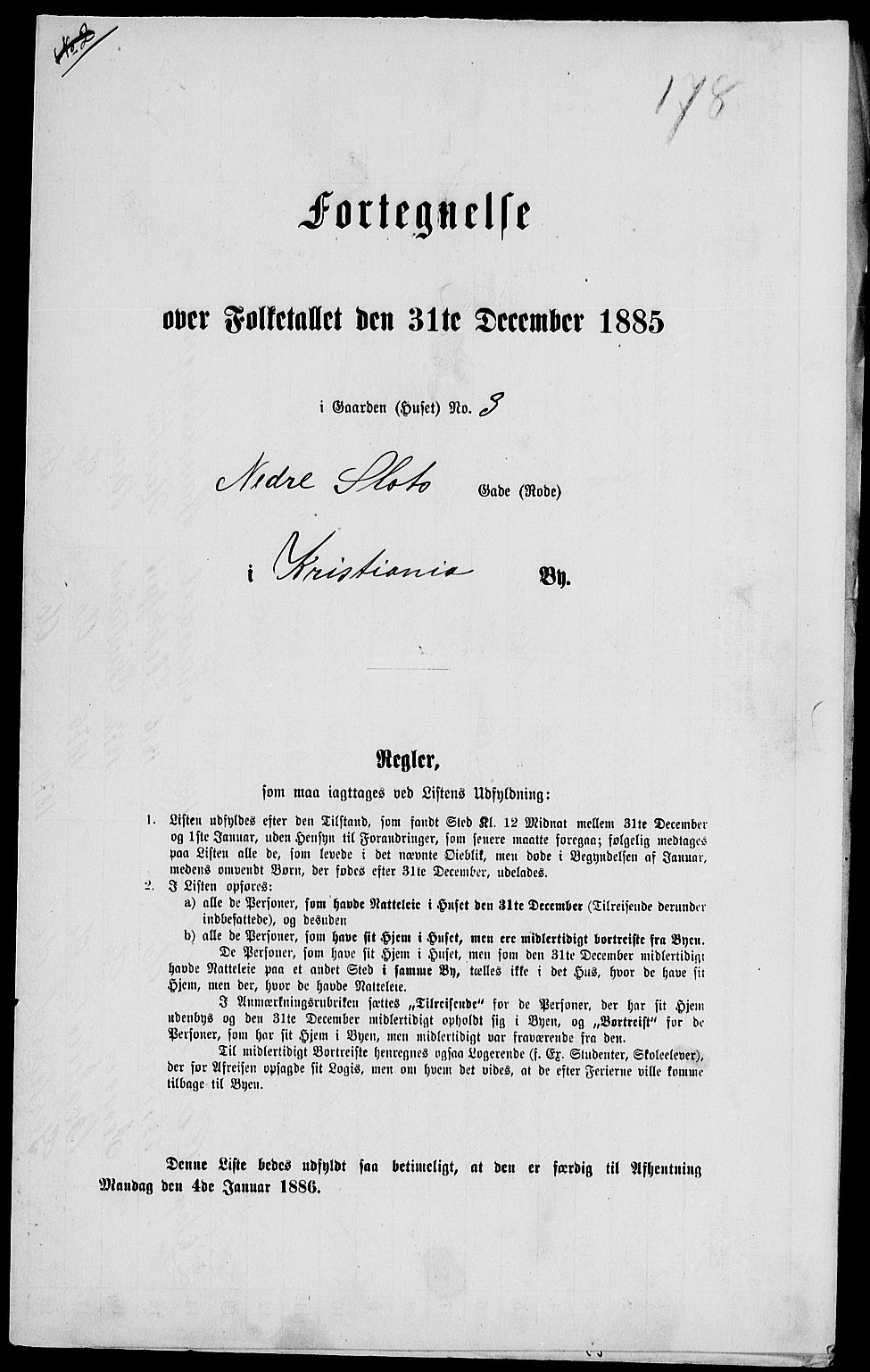 RA, 1885 census for 0301 Kristiania, 1885, p. 4269