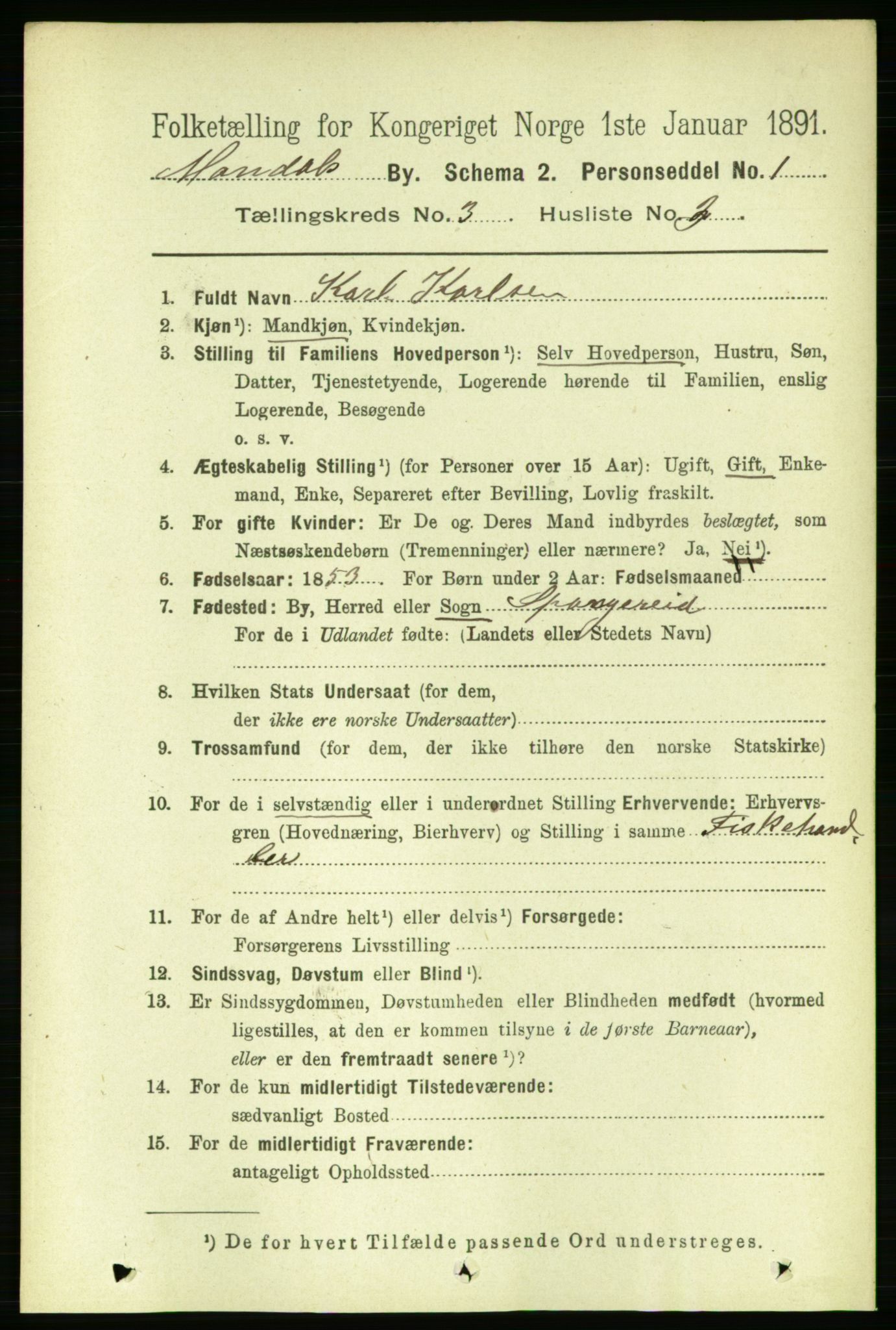 RA, 1891 census for 1002 Mandal, 1891, p. 1622