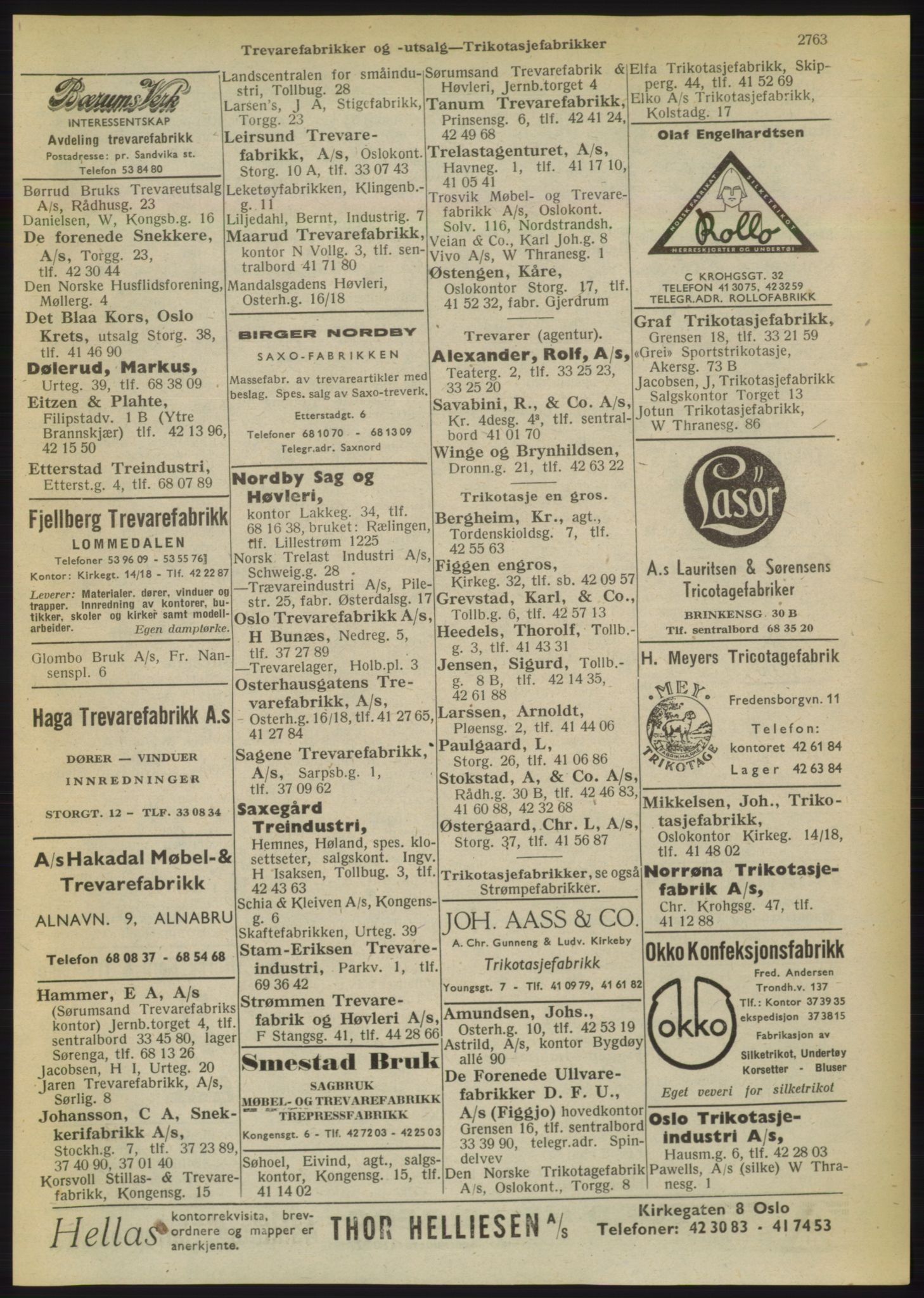 Kristiania/Oslo adressebok, PUBL/-, 1949, p. 2763
