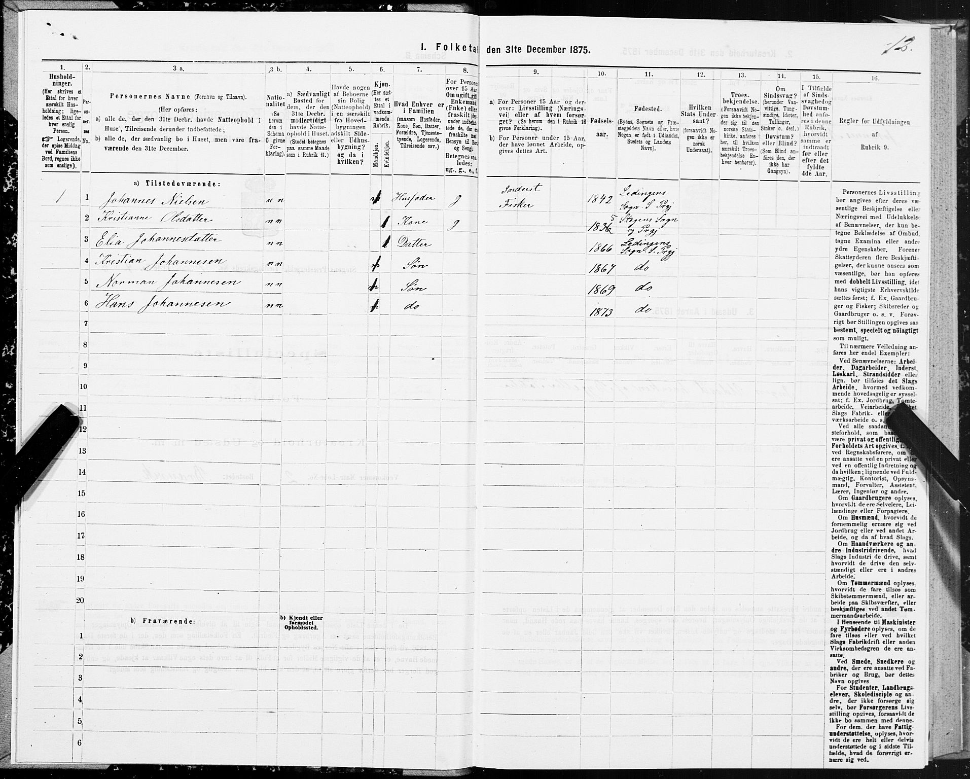 SAT, 1875 census for 1848P Steigen, 1875, p. 1012