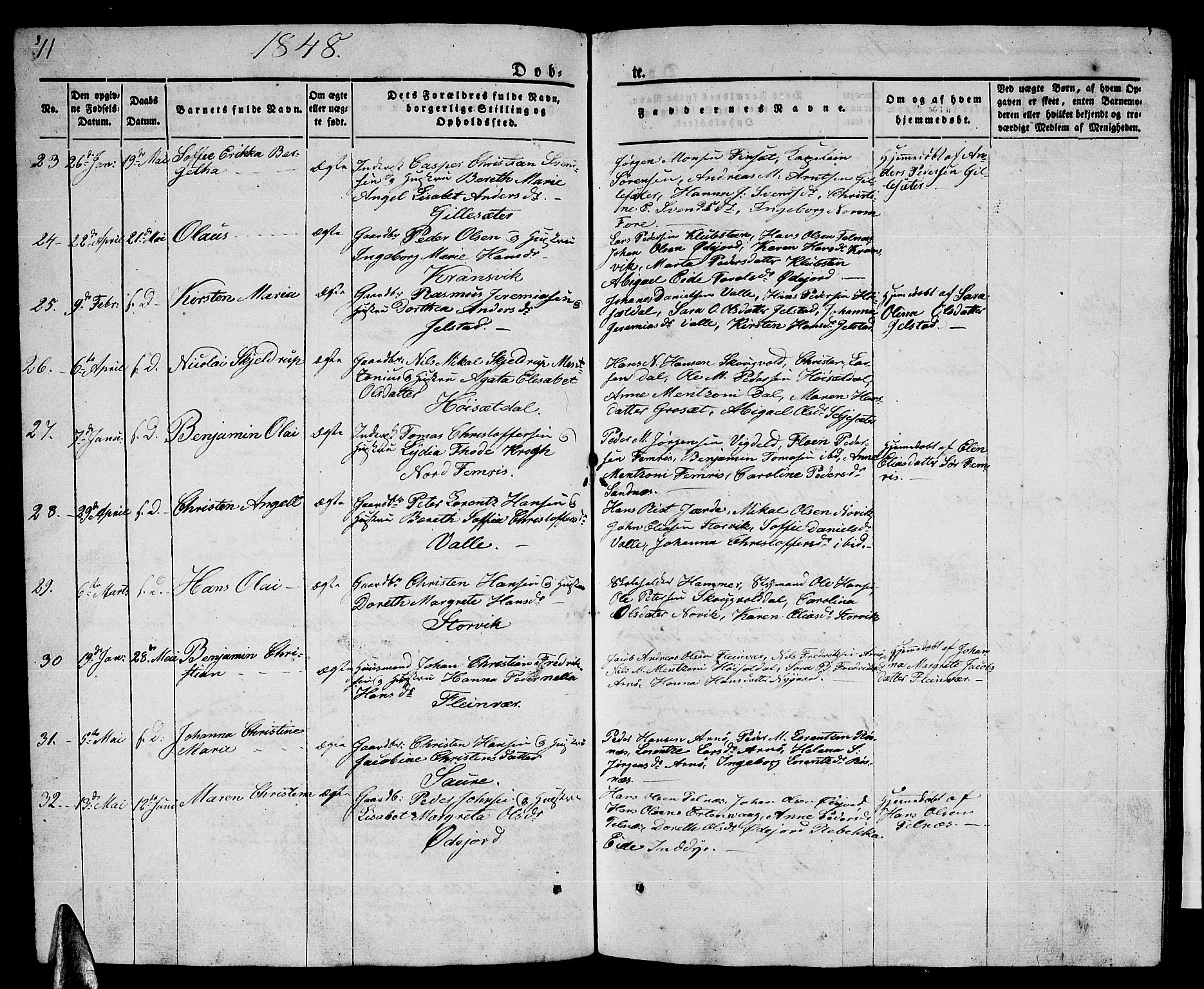 Ministerialprotokoller, klokkerbøker og fødselsregistre - Nordland, AV/SAT-A-1459/805/L0106: Parish register (copy) no. 805C02, 1841-1861, p. 71