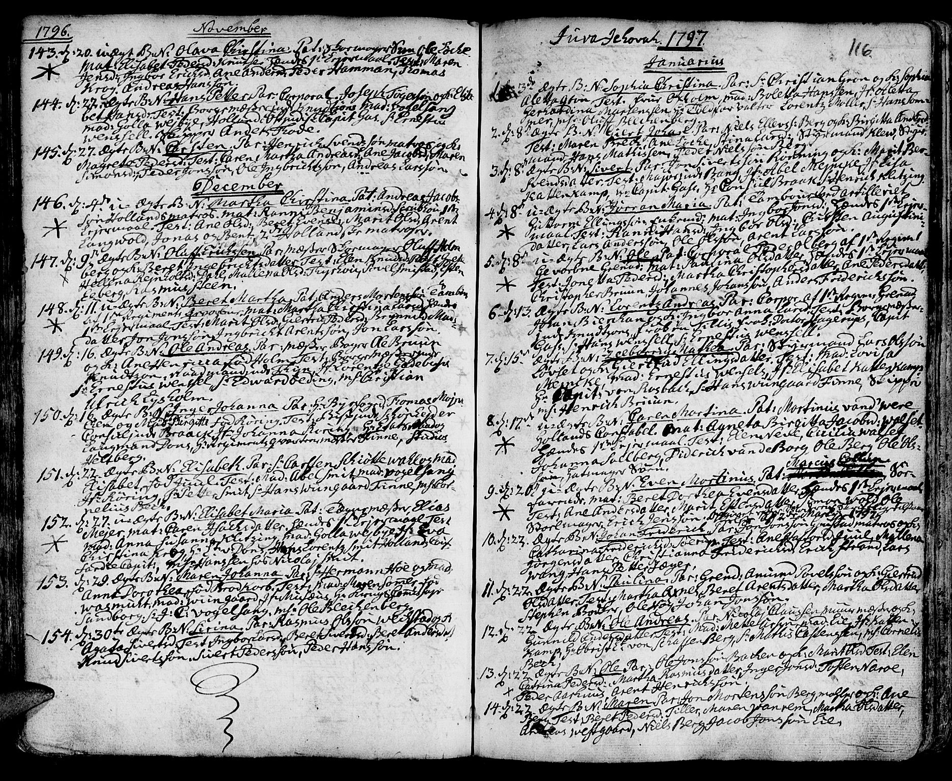 Ministerialprotokoller, klokkerbøker og fødselsregistre - Sør-Trøndelag, SAT/A-1456/601/L0039: Parish register (official) no. 601A07, 1770-1819, p. 116