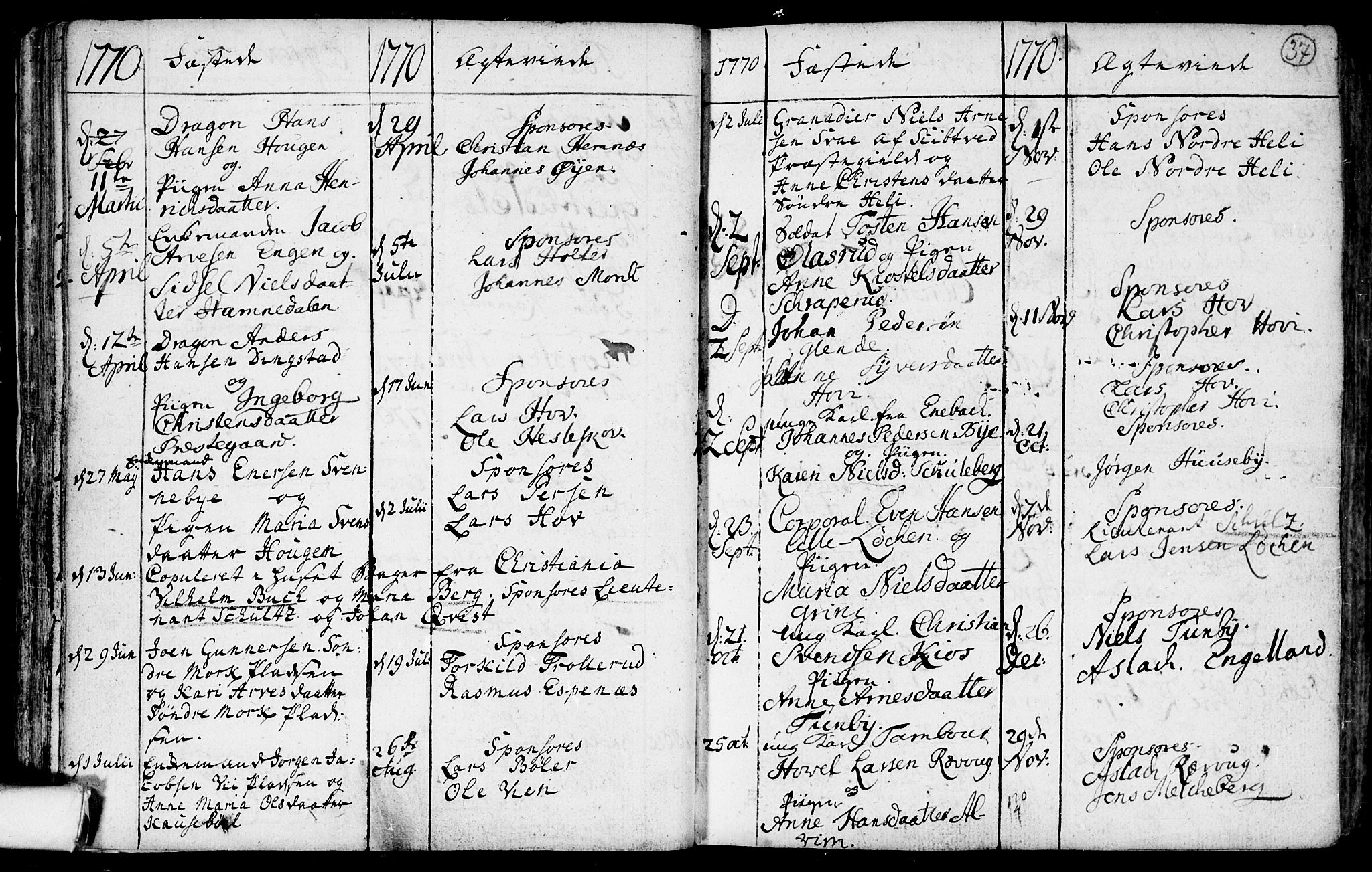 Spydeberg prestekontor Kirkebøker, AV/SAO-A-10924/F/Fa/L0002: Parish register (official) no. I 2, 1739-1780, p. 37