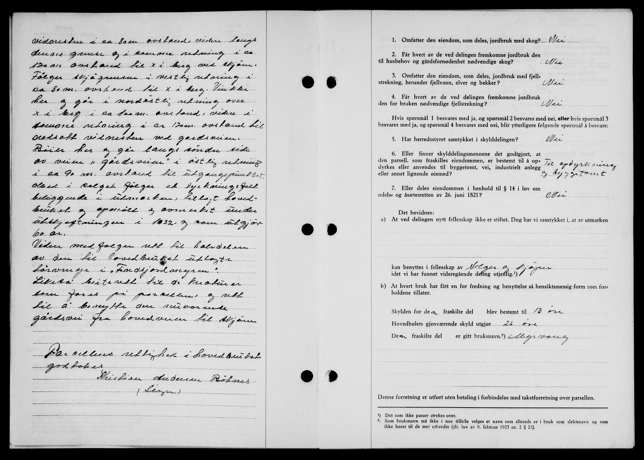 Lofoten sorenskriveri, SAT/A-0017/1/2/2C/L0005a: Mortgage book no. 5a, 1939-1939, Diary no: : 972/1939