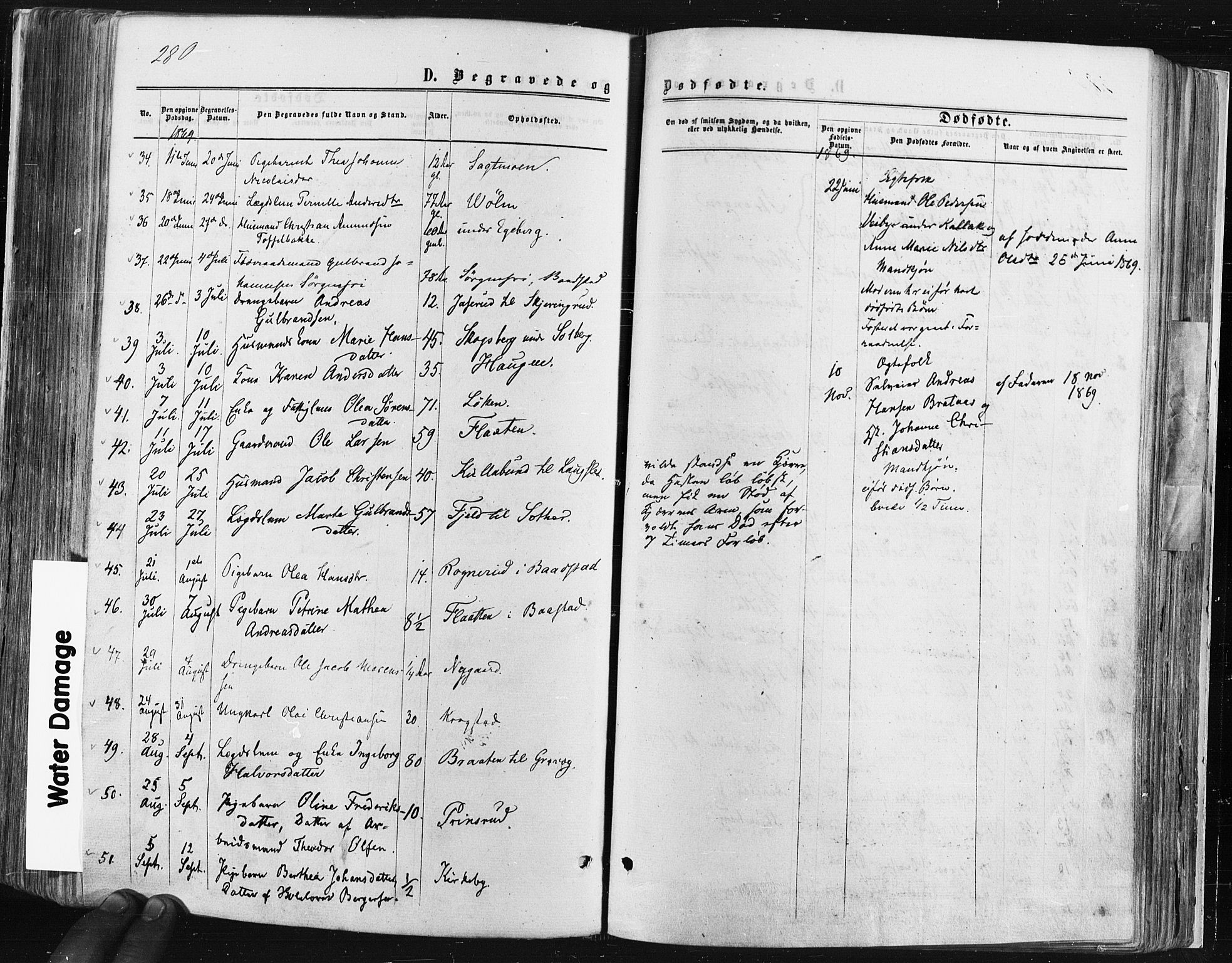 Trøgstad prestekontor Kirkebøker, SAO/A-10925/F/Fa/L0009: Parish register (official) no. I 9, 1865-1877, p. 280