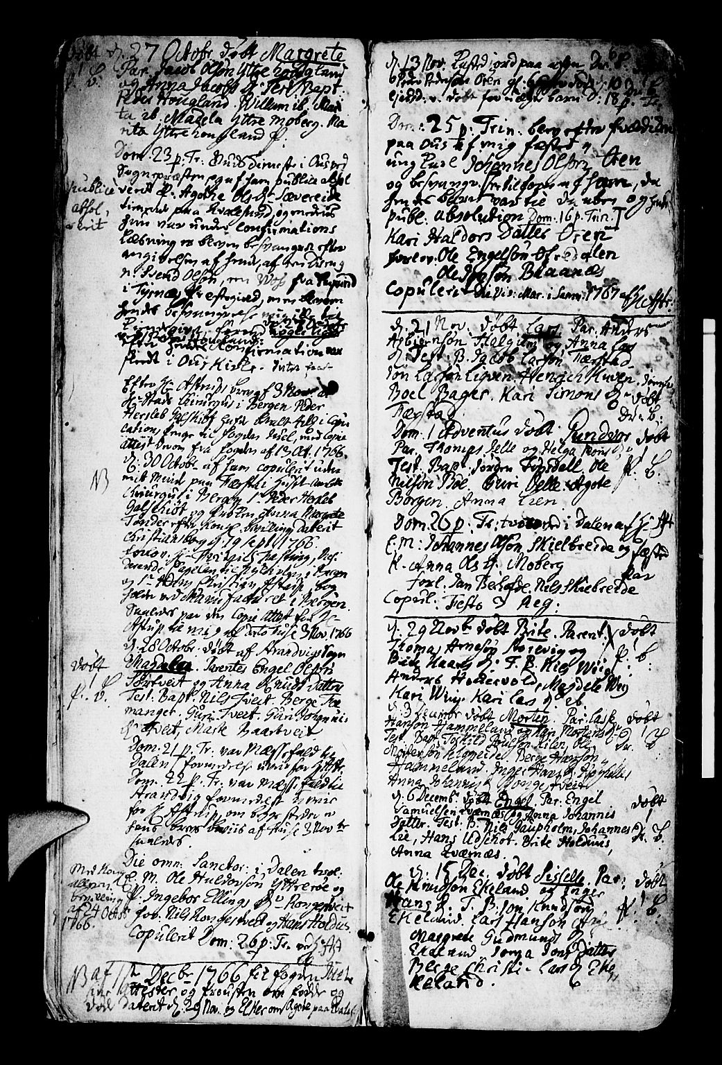 Os sokneprestembete, SAB/A-99929: Parish register (official) no. A 9, 1766-1779, p. 6