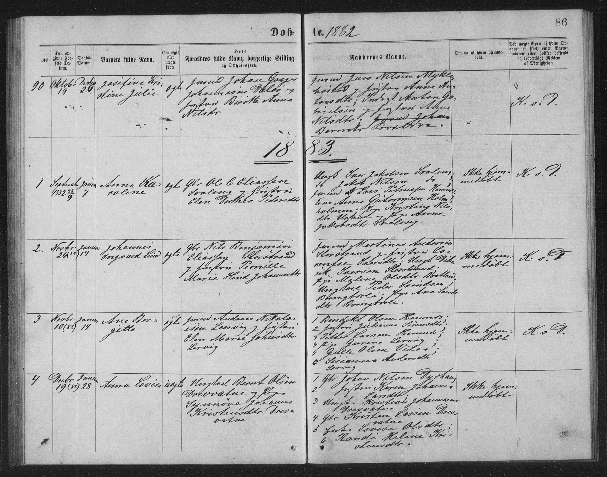 Ministerialprotokoller, klokkerbøker og fødselsregistre - Nordland, AV/SAT-A-1459/825/L0369: Parish register (copy) no. 825C06, 1873-1885, p. 86