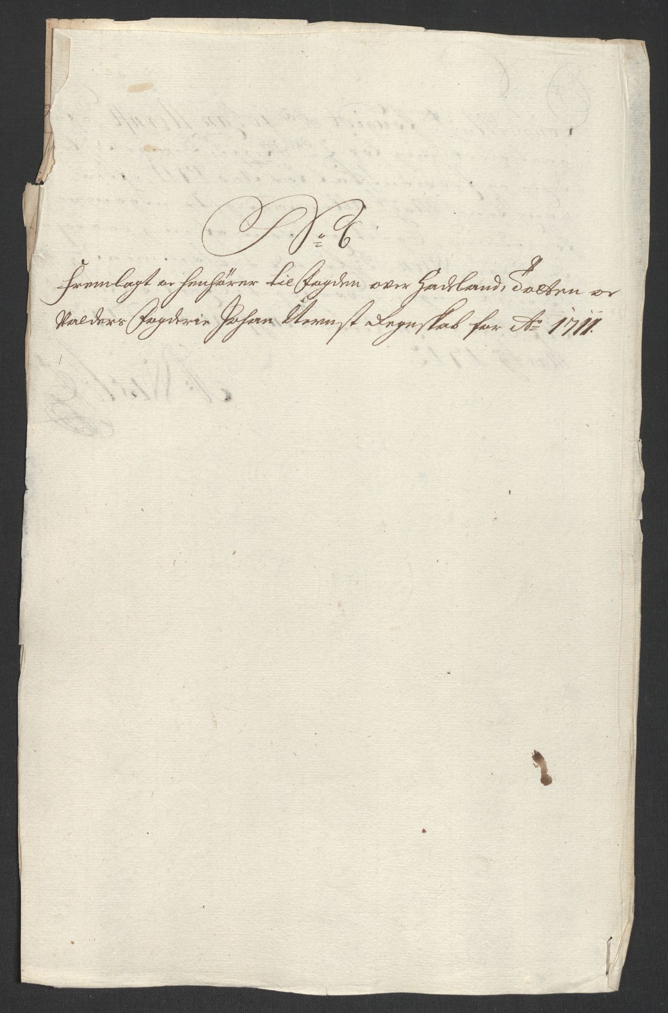 Rentekammeret inntil 1814, Reviderte regnskaper, Fogderegnskap, AV/RA-EA-4092/R18/L1308: Fogderegnskap Hadeland, Toten og Valdres, 1711, p. 410