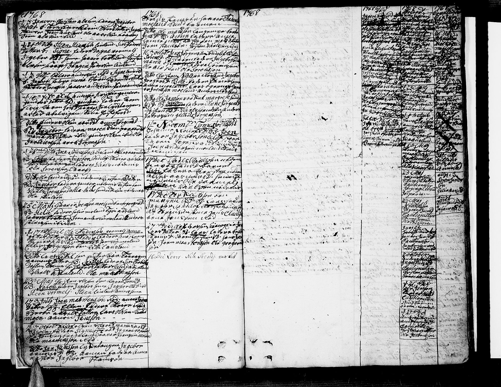 Søndeled sokneprestkontor, SAK/1111-0038/F/Fb/L0001: Parish register (copy) no. B 1, 1746-1816, p. 22