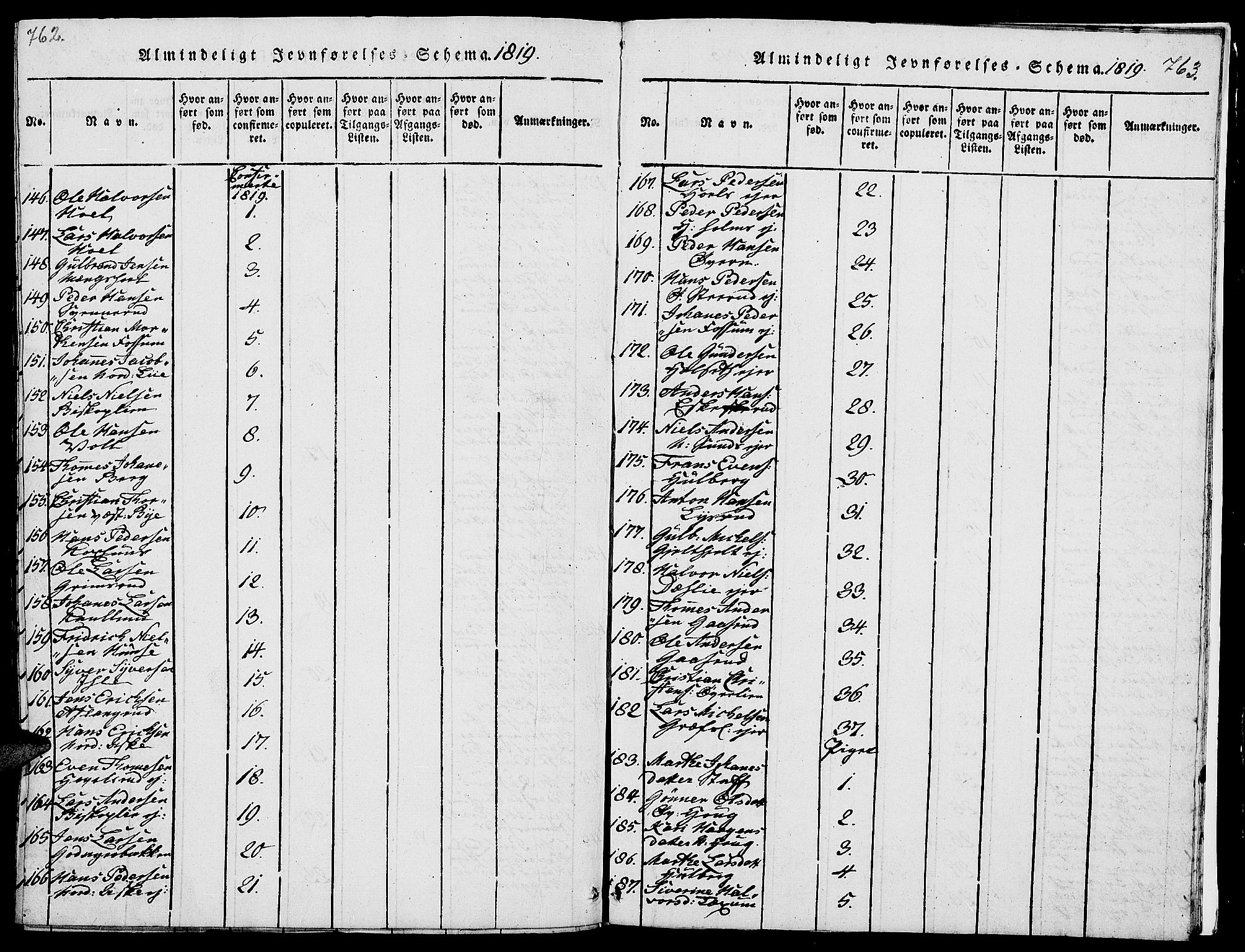 Nes prestekontor, Hedmark, AV/SAH-PREST-020/L/La/L0003: Parish register (copy) no. 3, 1814-1831, p. 762-763