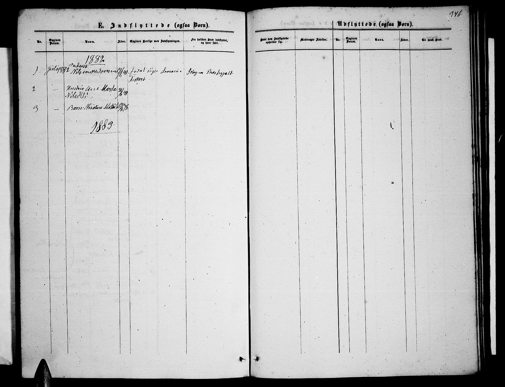 Ministerialprotokoller, klokkerbøker og fødselsregistre - Nordland, AV/SAT-A-1459/895/L1381: Parish register (copy) no. 895C03, 1864-1885, p. 346