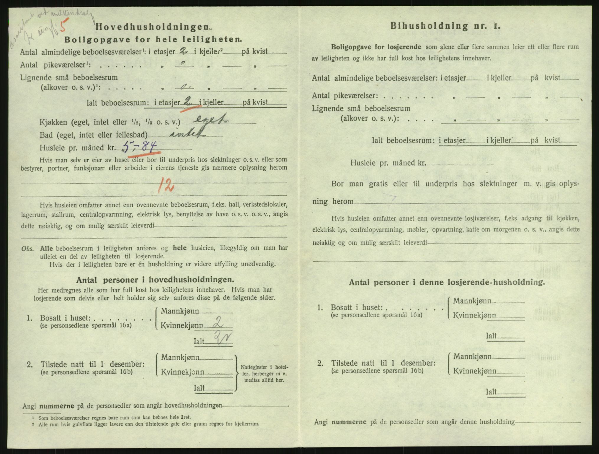 SAK, 1920 census for Lillesand, 1920, p. 696