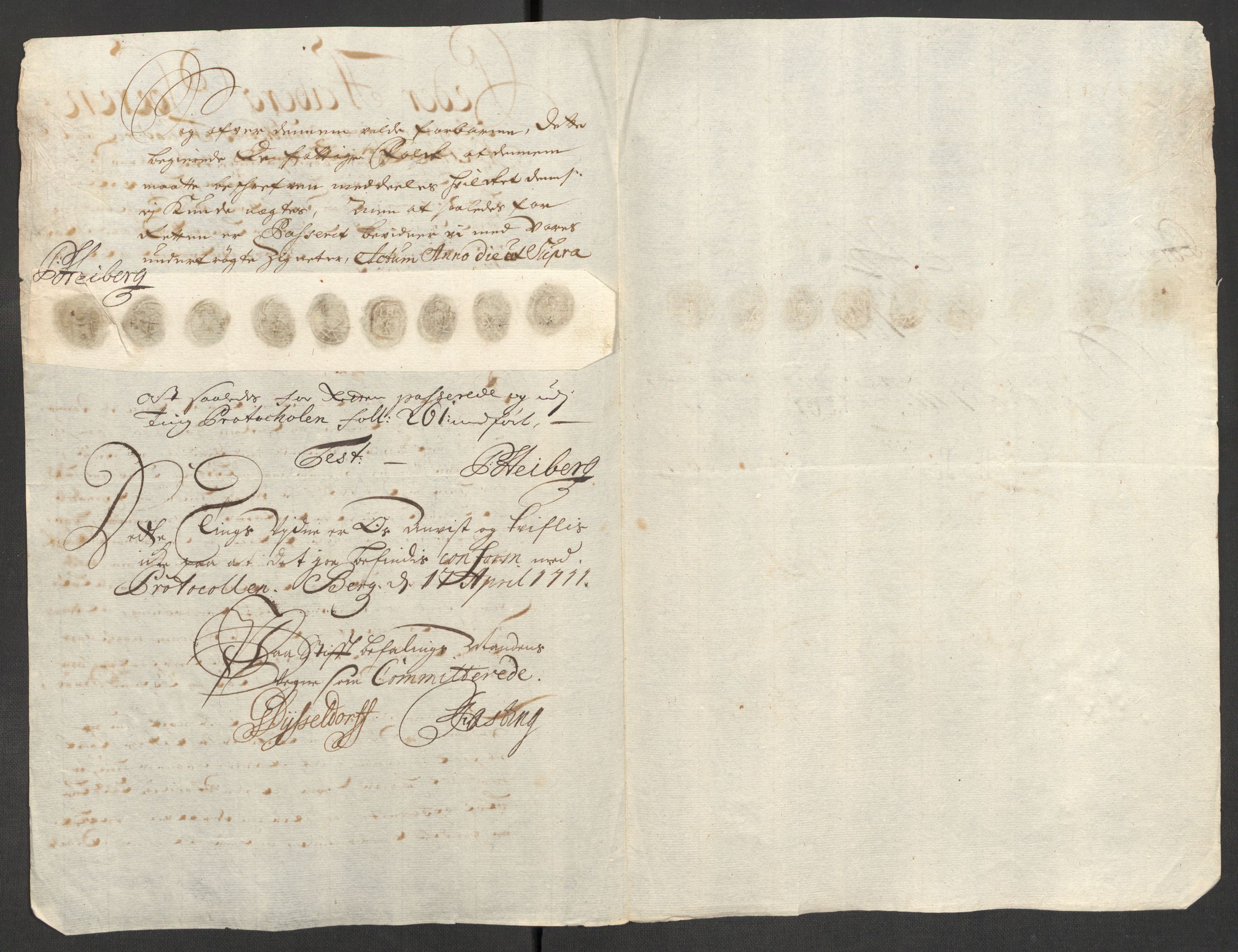 Rentekammeret inntil 1814, Reviderte regnskaper, Fogderegnskap, AV/RA-EA-4092/R48/L2987: Fogderegnskap Sunnhordland og Hardanger, 1711, p. 351