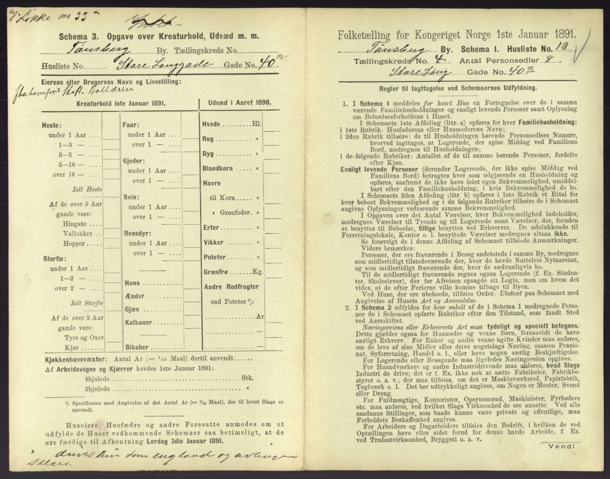 RA, 1891 census for 0705 Tønsberg, 1891, p. 202