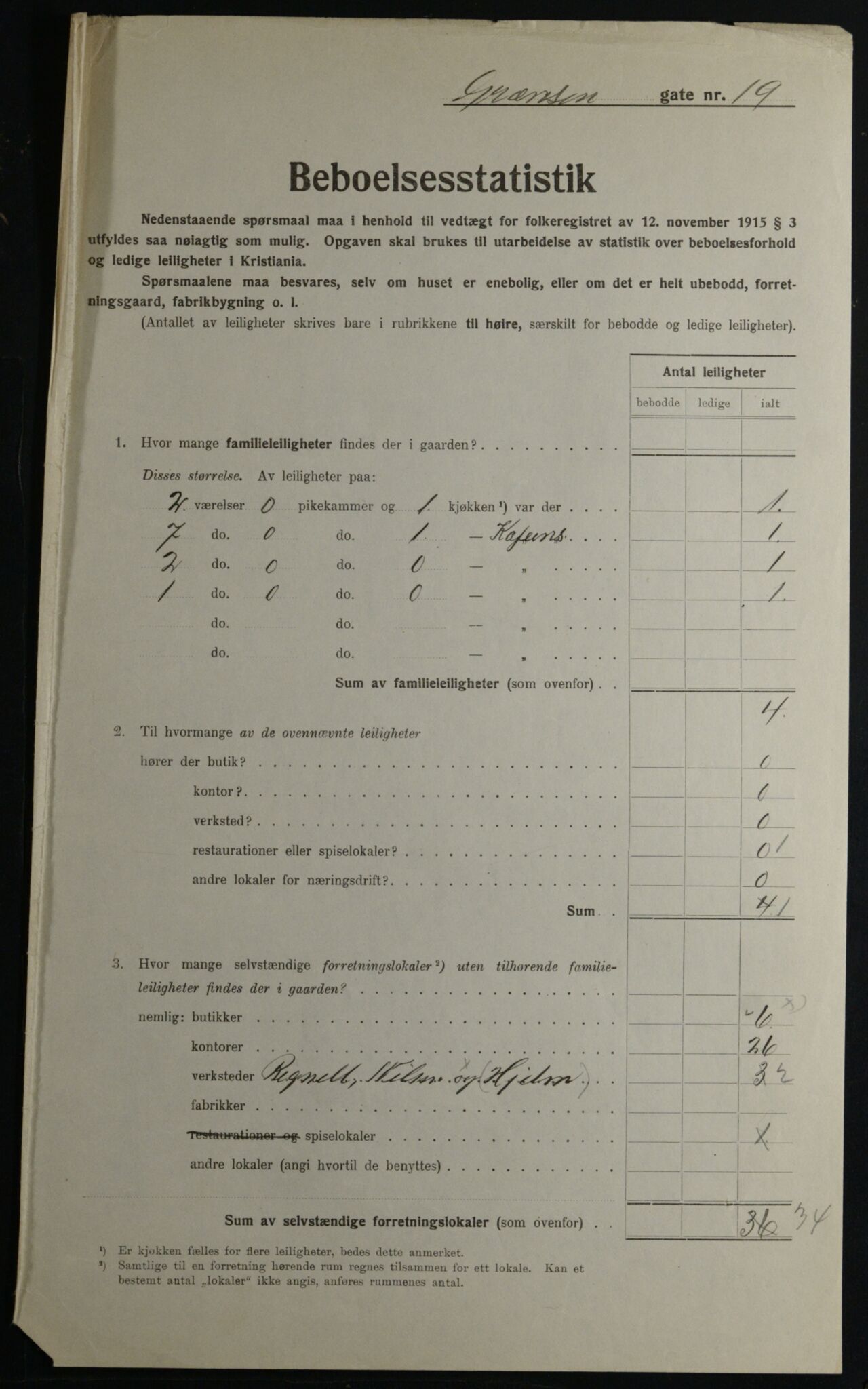 OBA, Municipal Census 1923 for Kristiania, 1923, p. 33780