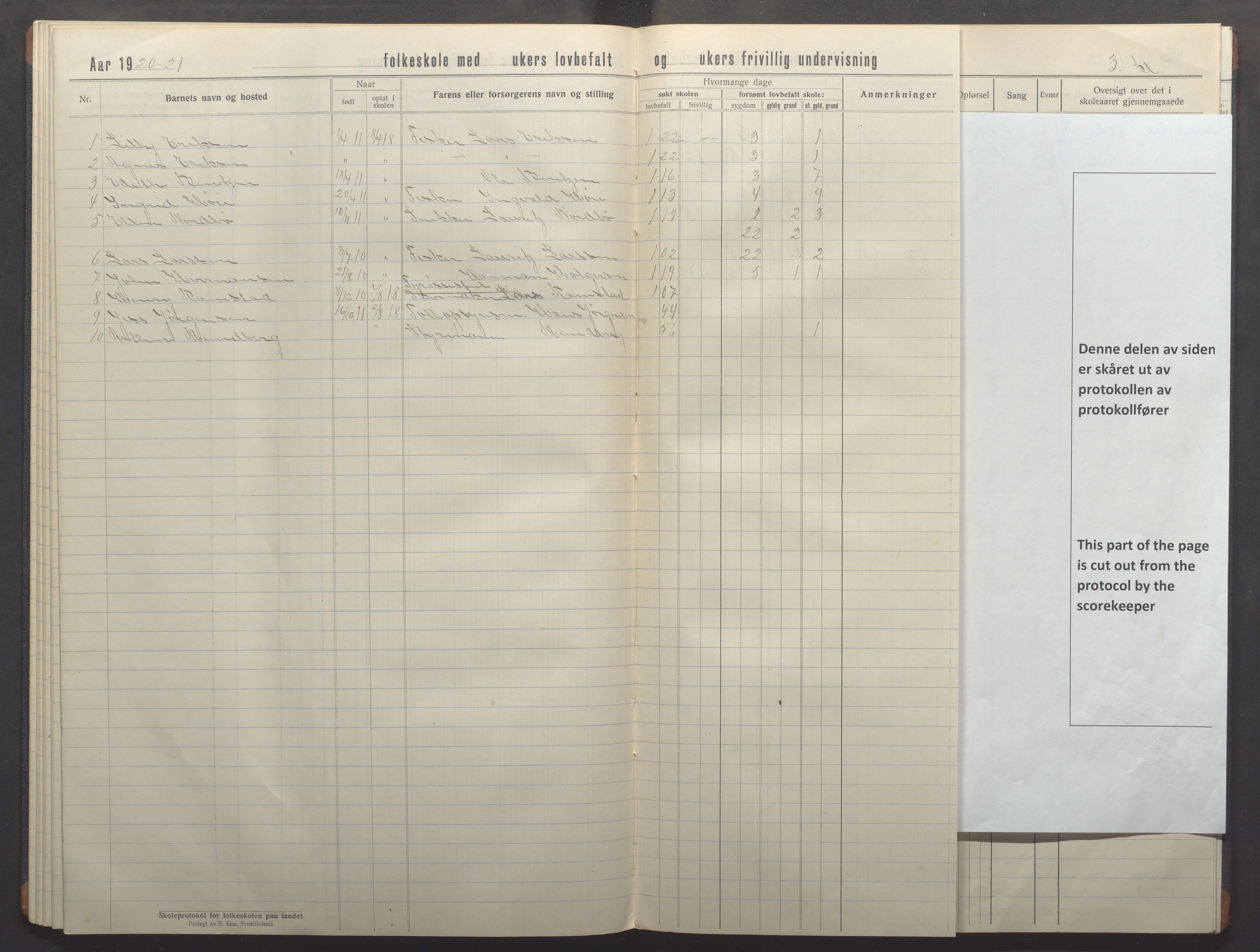 Kvitsøy kommune - Skolestyret, IKAR/K-100574/H/L0003: Skoleprotokoll, 1914-1922, p. 45