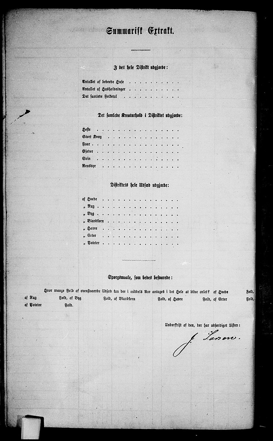 RA, 1865 census for Hadsel, 1865, p. 22