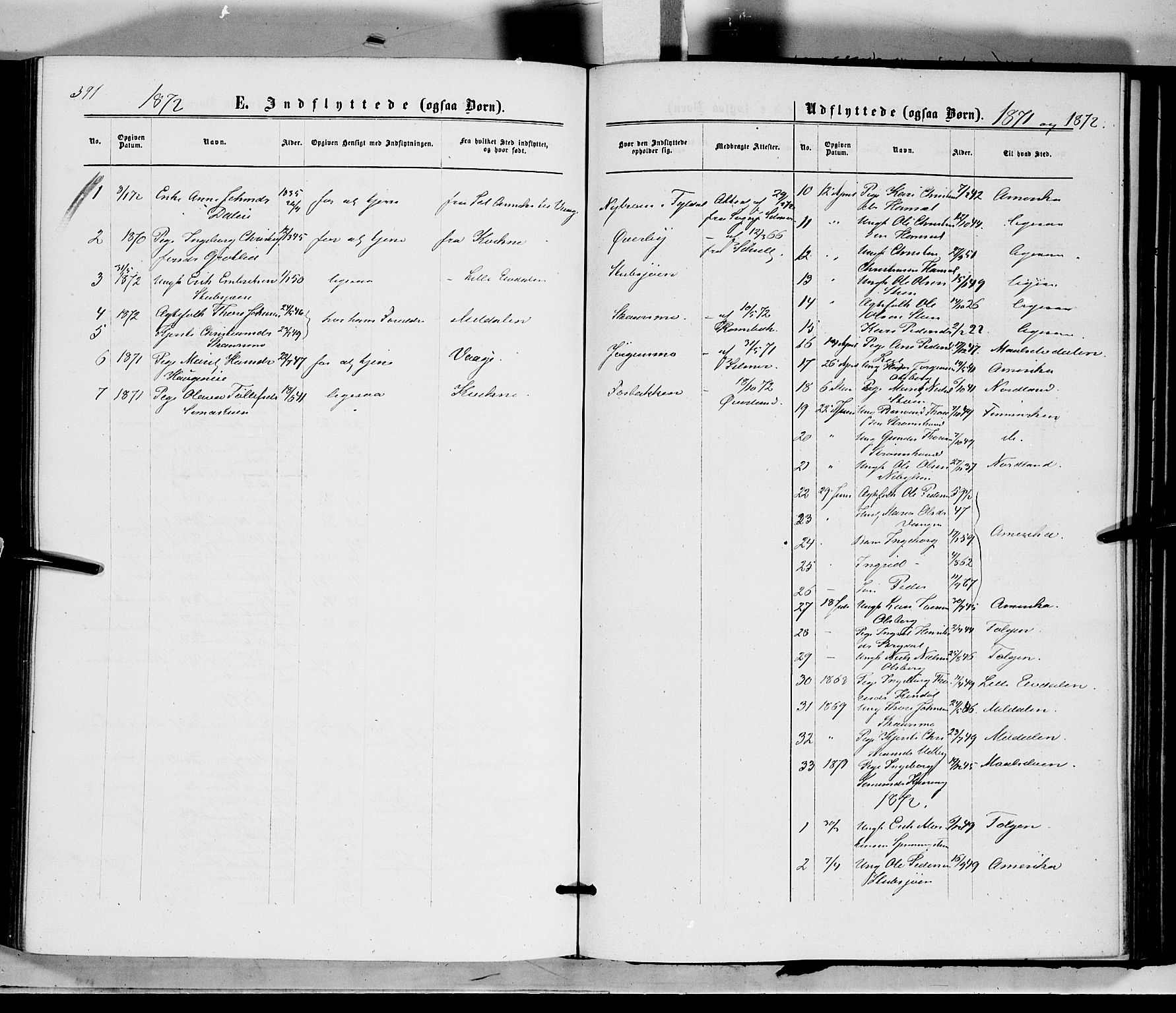 Tynset prestekontor, AV/SAH-PREST-058/H/Ha/Haa/L0021: Parish register (official) no. 21, 1863-1879, p. 391