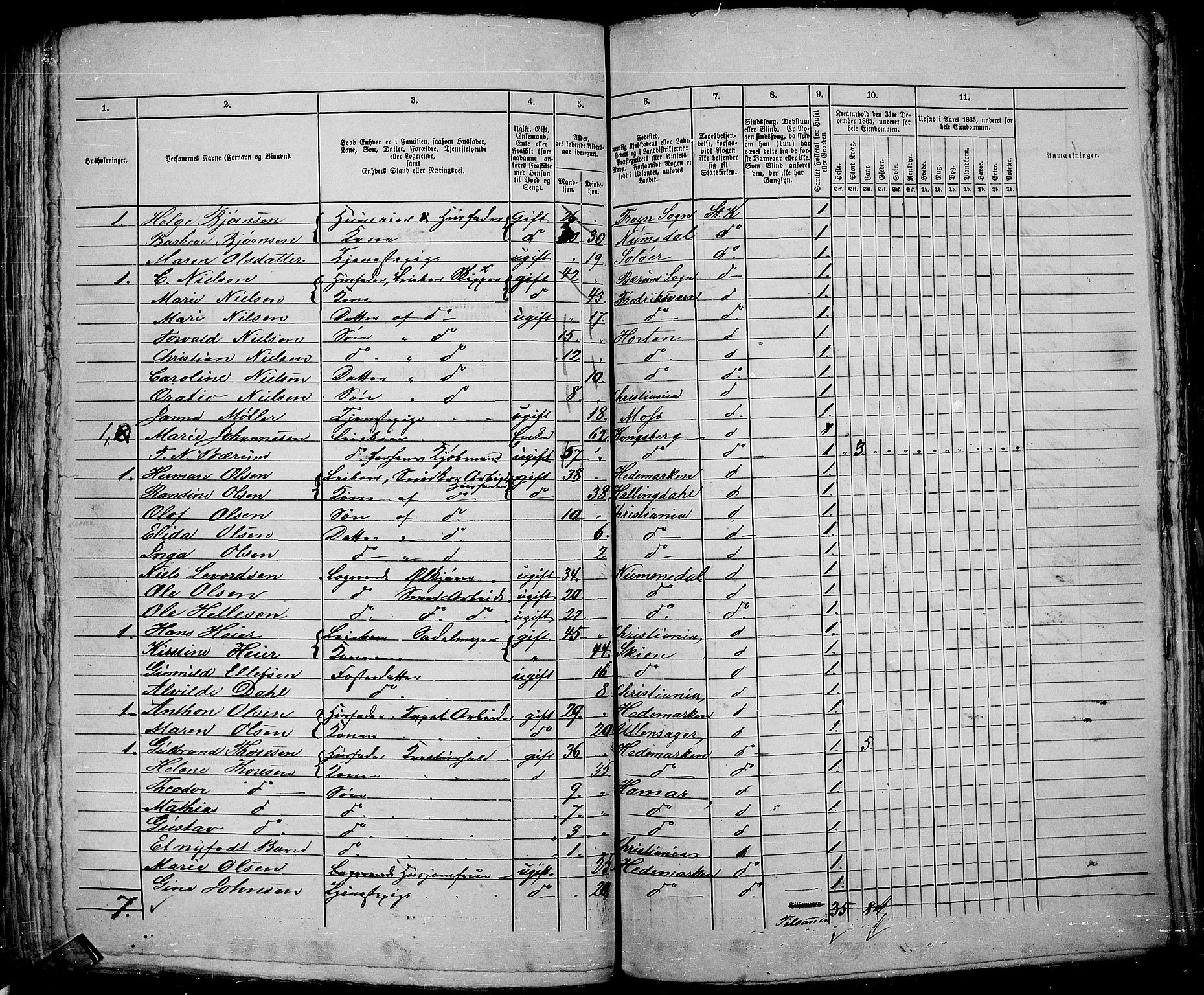 RA, 1865 census for Kristiania, 1865, p. 797