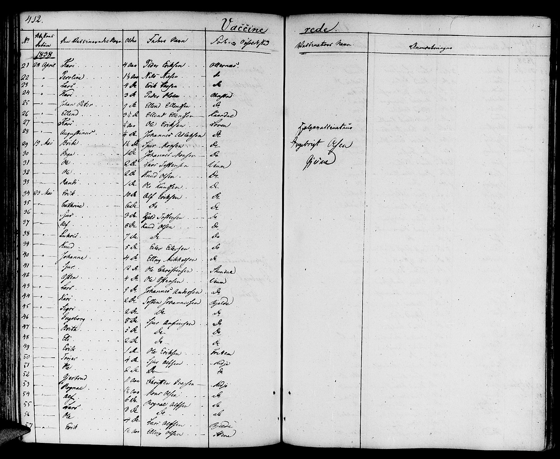 Aurland sokneprestembete, SAB/A-99937/H/Ha/Haa/L0006: Parish register (official) no. A 6, 1821-1859, p. 412