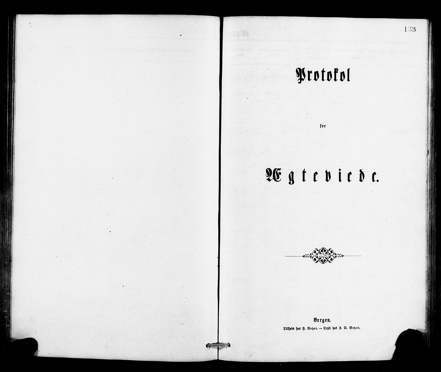 Røldal sokneprestembete, SAB/A-100247: Parish register (official) no. A 4, 1870-1886, p. 133