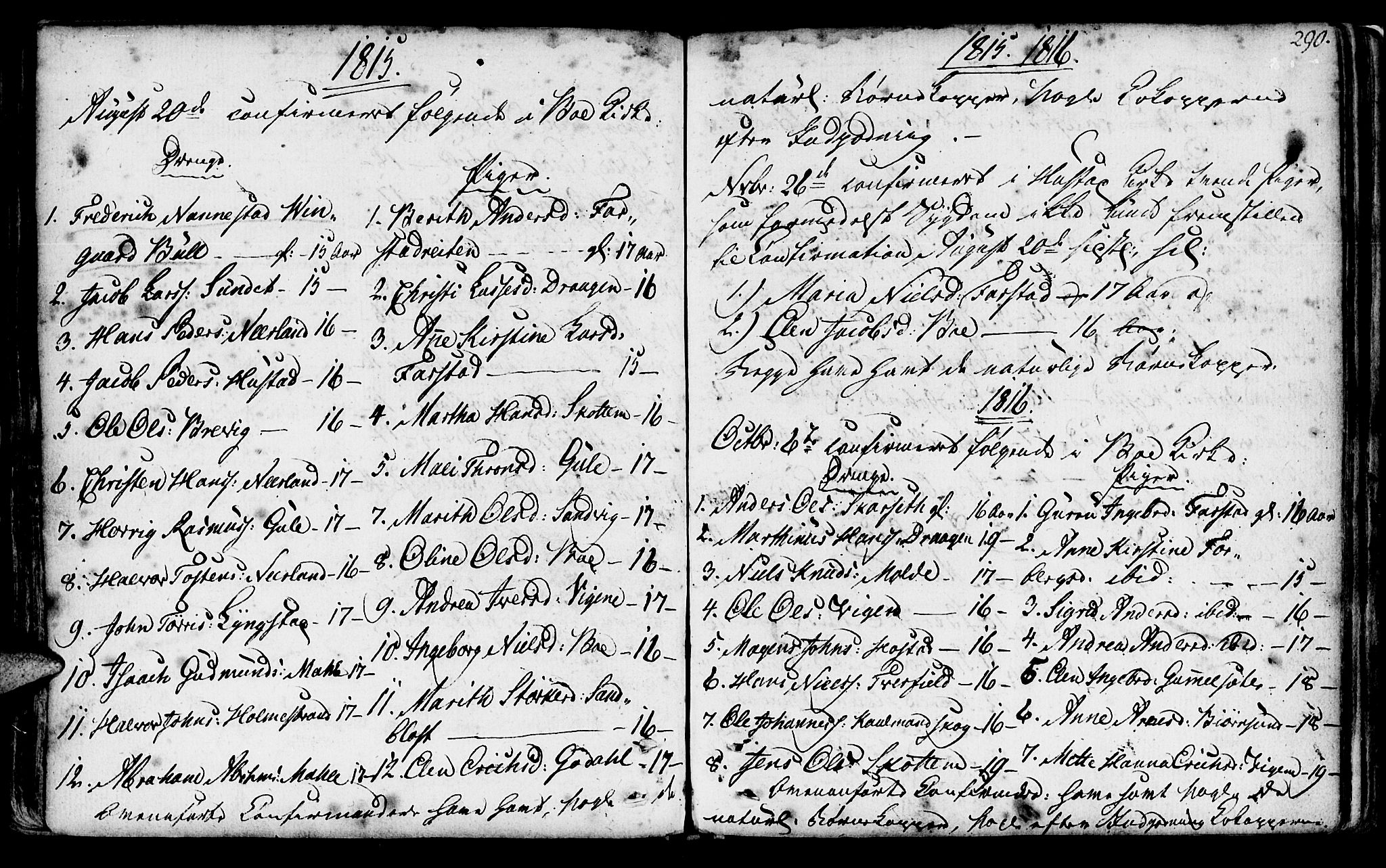 Ministerialprotokoller, klokkerbøker og fødselsregistre - Møre og Romsdal, SAT/A-1454/566/L0761: Parish register (official) no. 566A02 /1, 1767-1817, p. 290