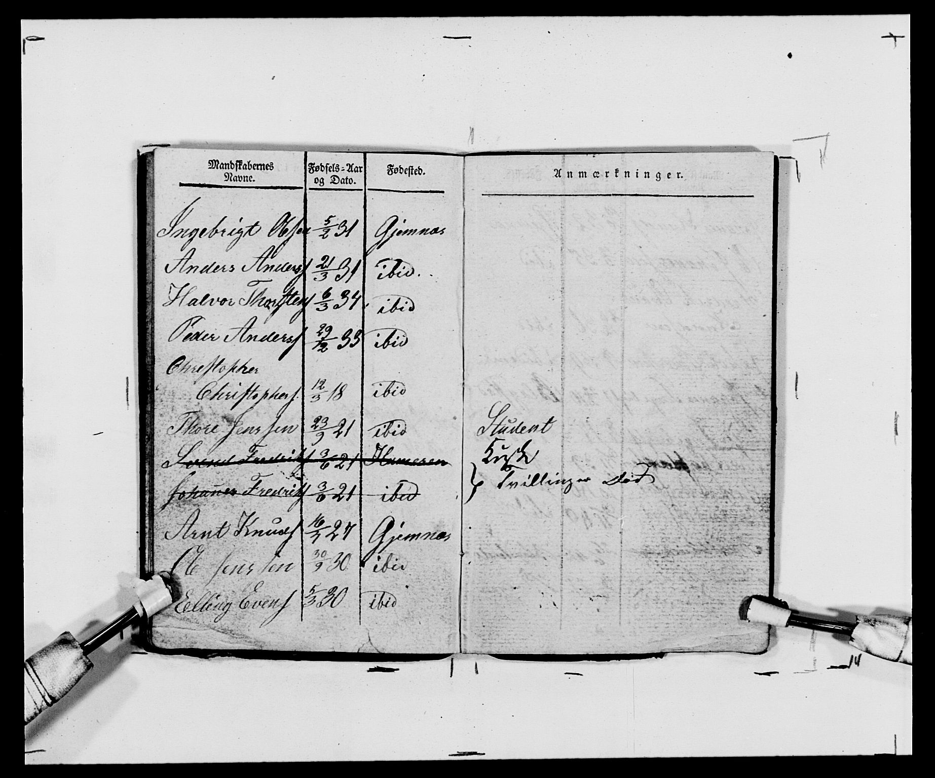 Generalitets- og kommissariatskollegiet, Det kongelige norske kommissariatskollegium, AV/RA-EA-5420/E/Eh/L0120: Tingvollske kompani, 1850-1870, p. 179