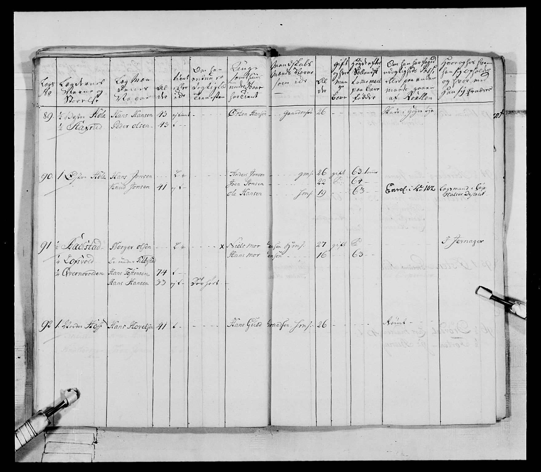 Generalitets- og kommissariatskollegiet, Det kongelige norske kommissariatskollegium, AV/RA-EA-5420/E/Eh/L0062: 2. Opplandske nasjonale infanteriregiment, 1769-1773, p. 389