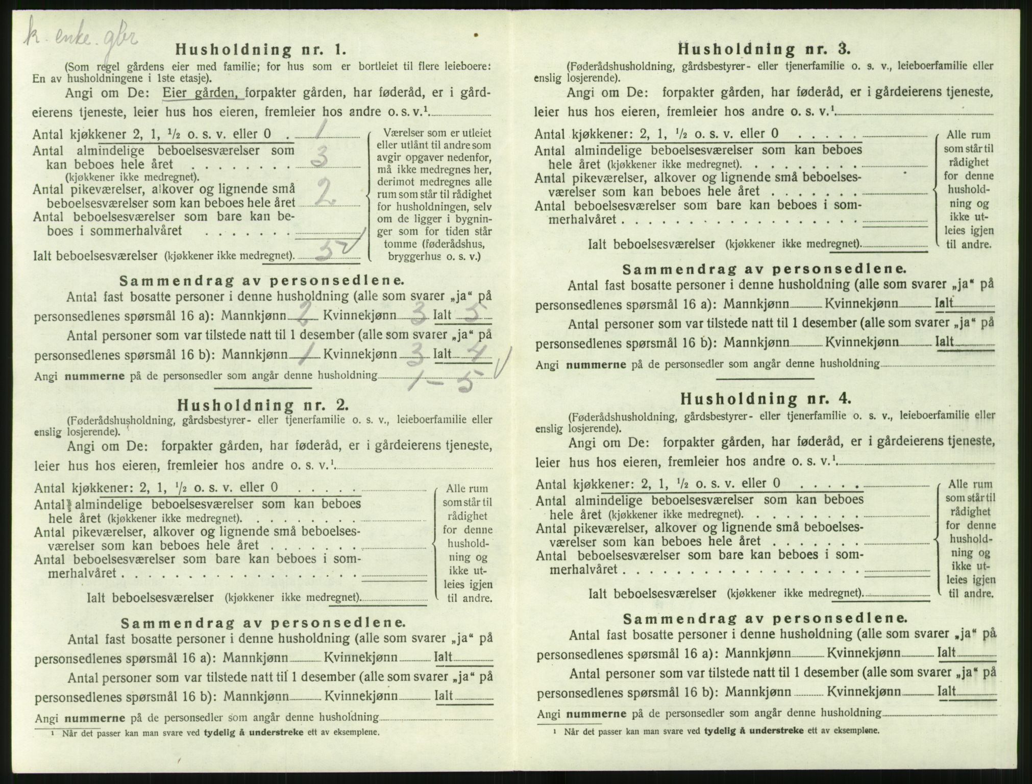 SAT, 1920 census for Vartdal, 1920, p. 86