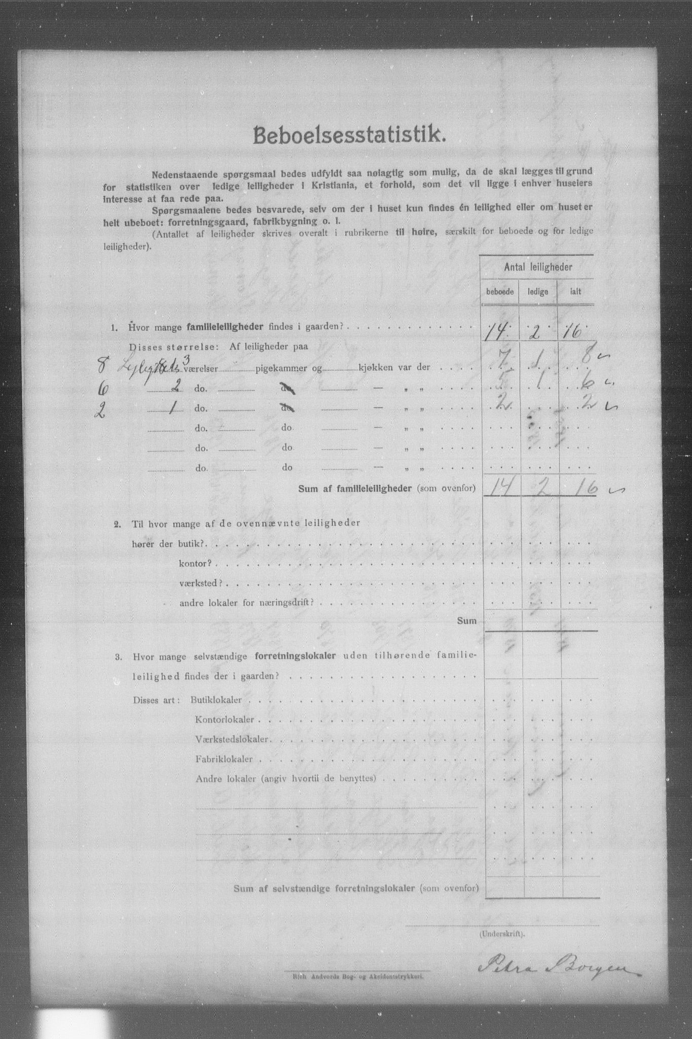 OBA, Municipal Census 1904 for Kristiania, 1904, p. 20769