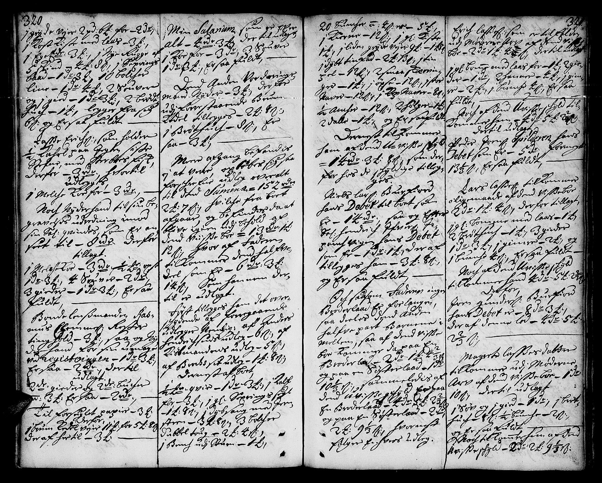 Sorenskriveren i Tromsø (-1755), SATØ/S-0262, 1713-1751, p. 320-321
