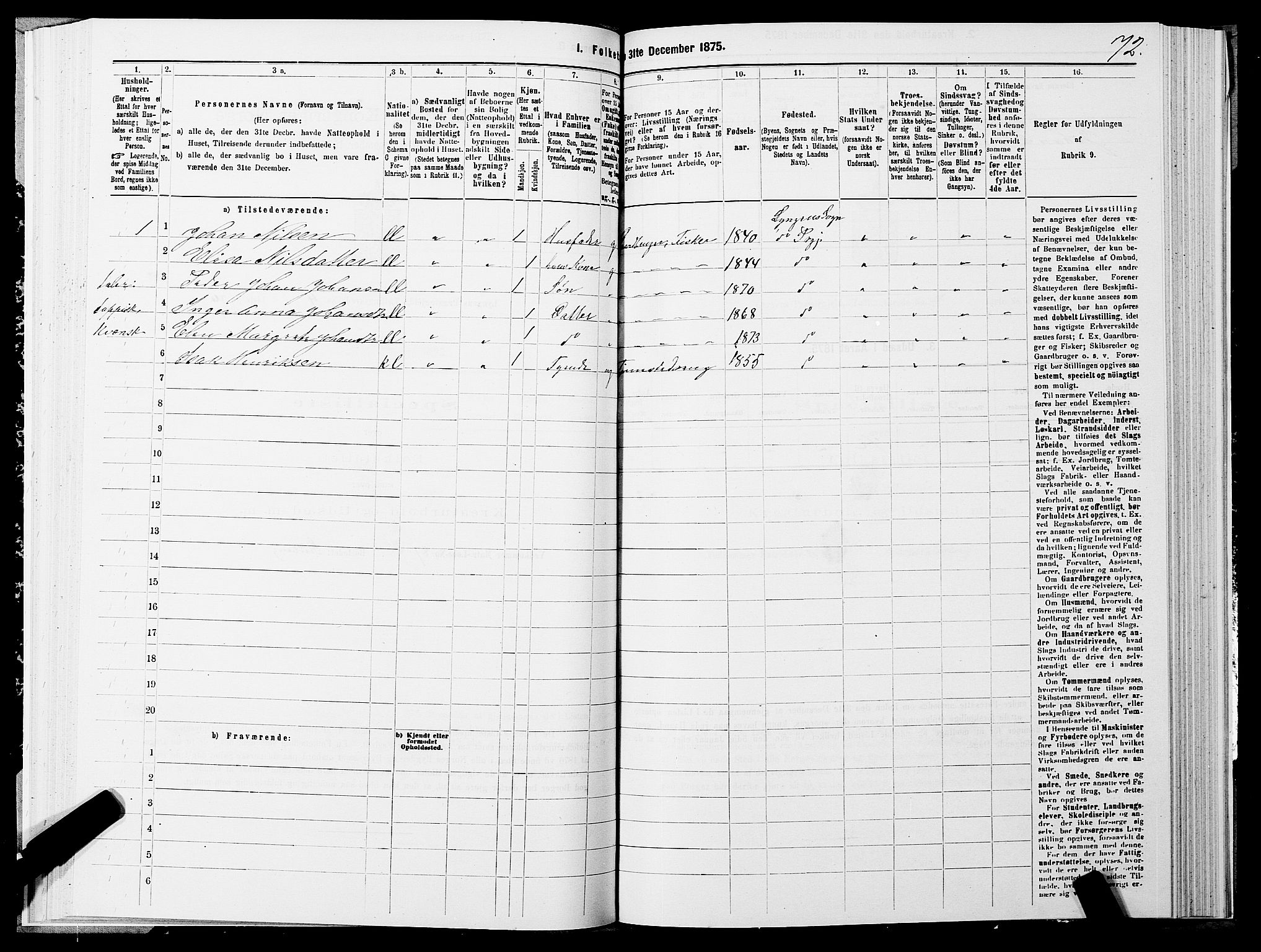 SATØ, 1875 census for 1938P Lyngen, 1875, p. 4072