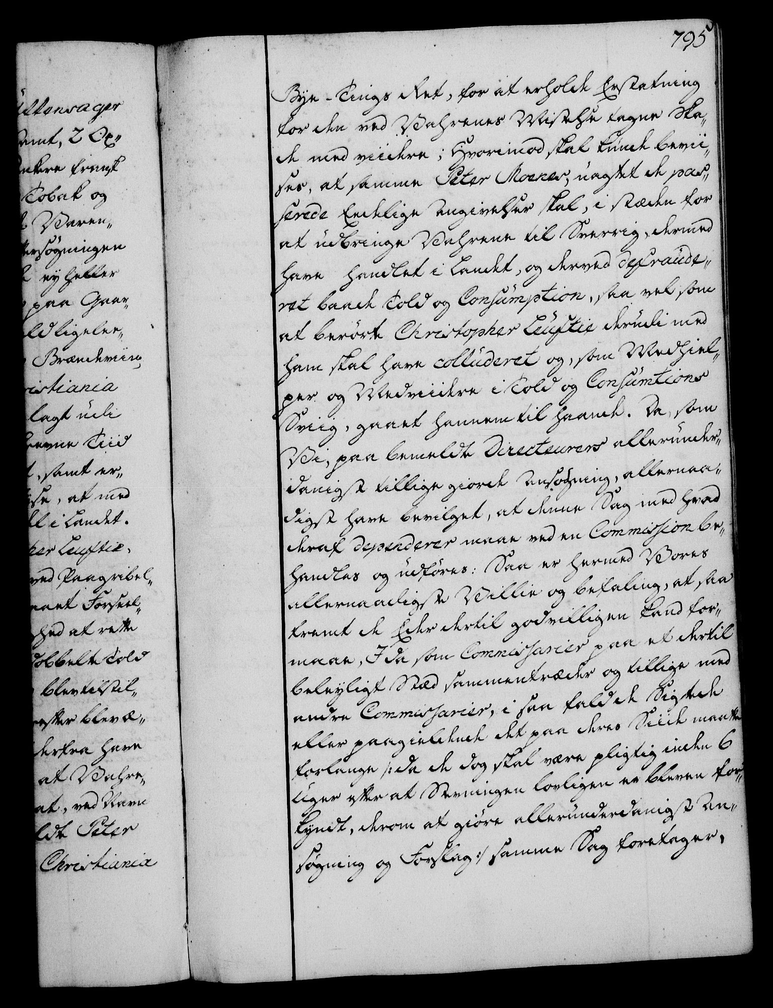 Rentekammeret, Kammerkanselliet, RA/EA-3111/G/Gg/Gga/L0006: Norsk ekspedisjonsprotokoll med register (merket RK 53.6), 1749-1759, p. 795