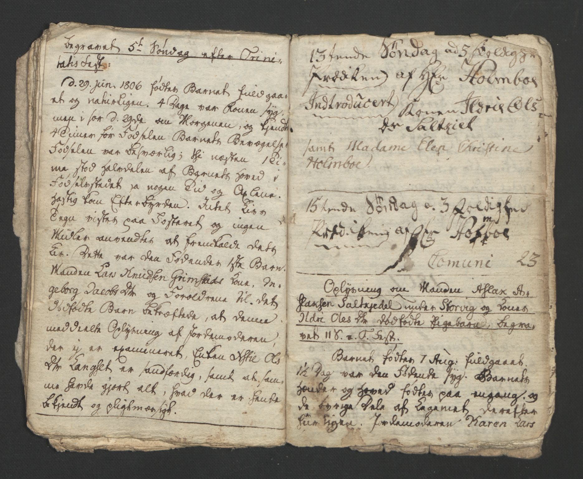 Ministerialprotokoller, klokkerbøker og fødselsregistre - Møre og Romsdal, AV/SAT-A-1454/573/L0874: Parish register (copy) no. 573C02, 1803-1811