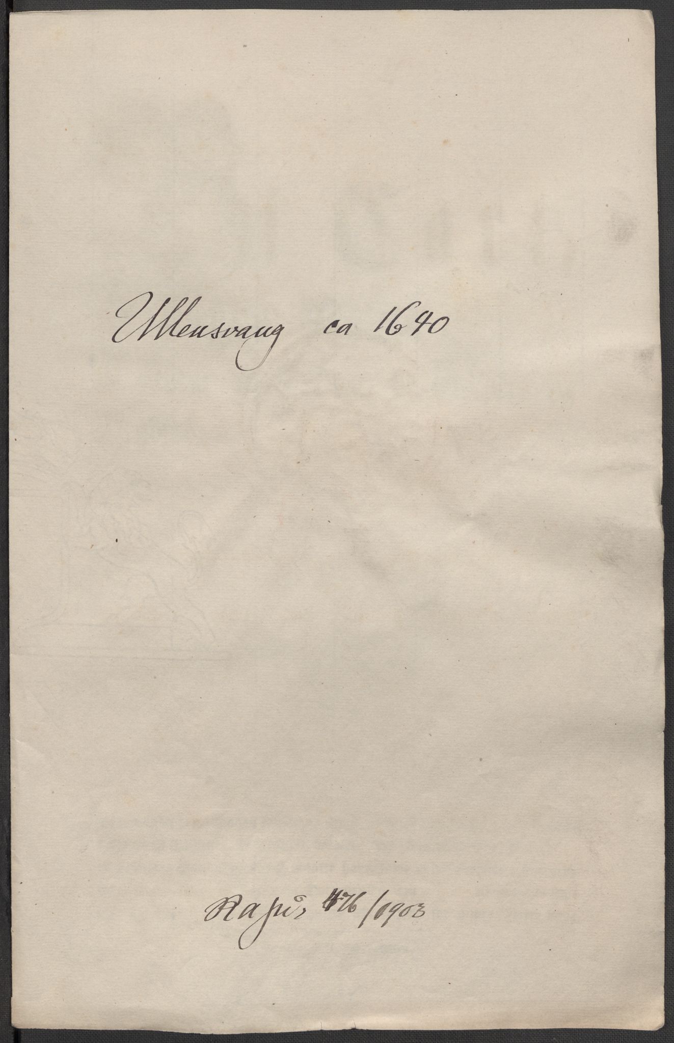 Riksarkivets diplomsamling, AV/RA-EA-5965/F15/L0037: Prestearkiv - Hordaland, 1577-1733, p. 49