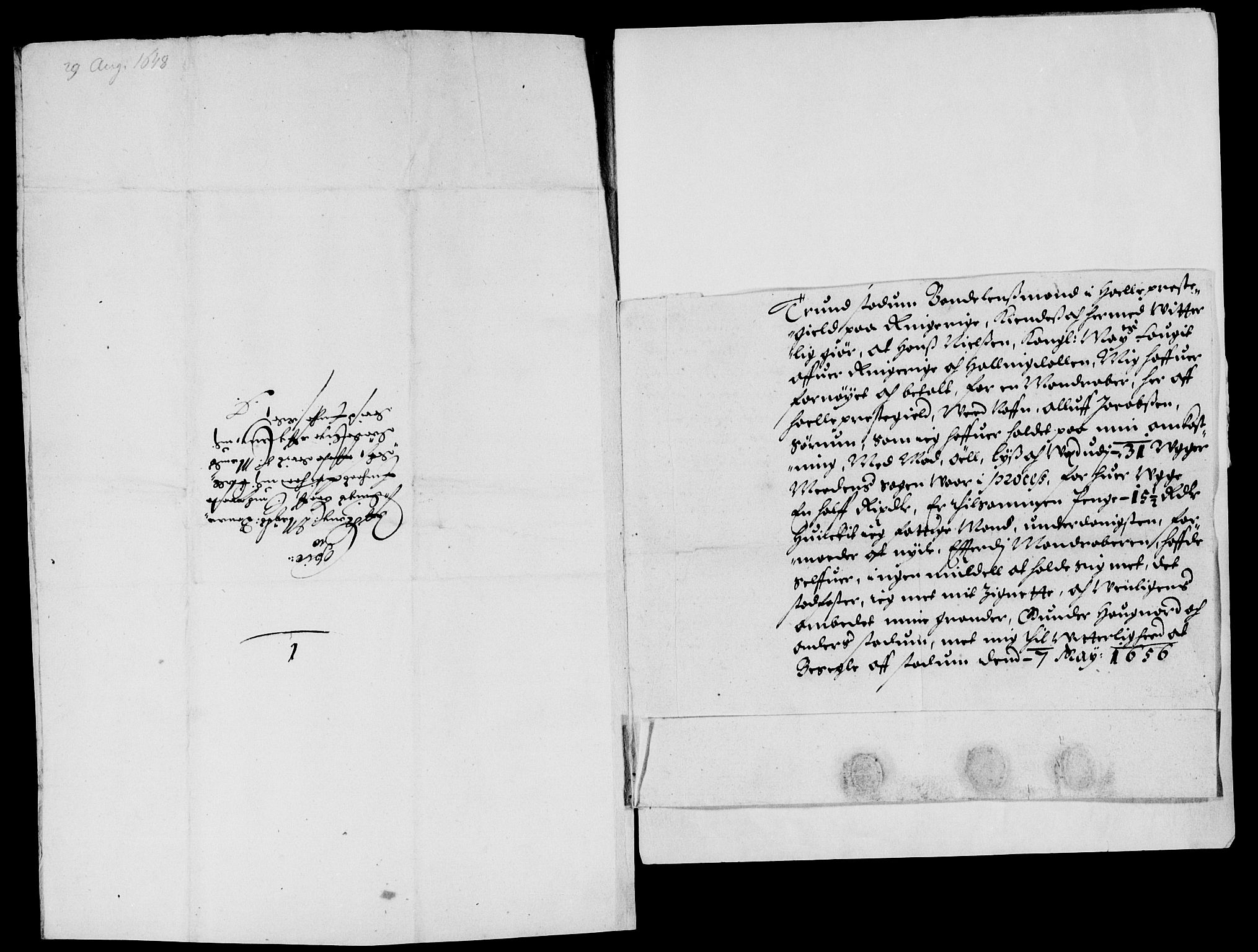 Rentekammeret inntil 1814, Reviderte regnskaper, Lensregnskaper, RA/EA-5023/R/Rb/Rba/L0227: Akershus len, 1655-1656