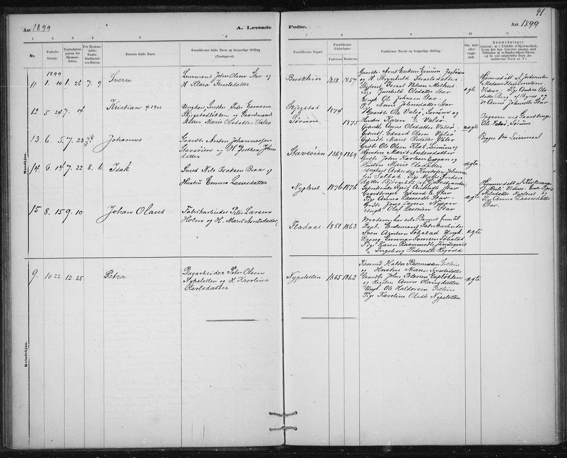 Ministerialprotokoller, klokkerbøker og fødselsregistre - Sør-Trøndelag, SAT/A-1456/613/L0392: Parish register (official) no. 613A01, 1887-1906, p. 41