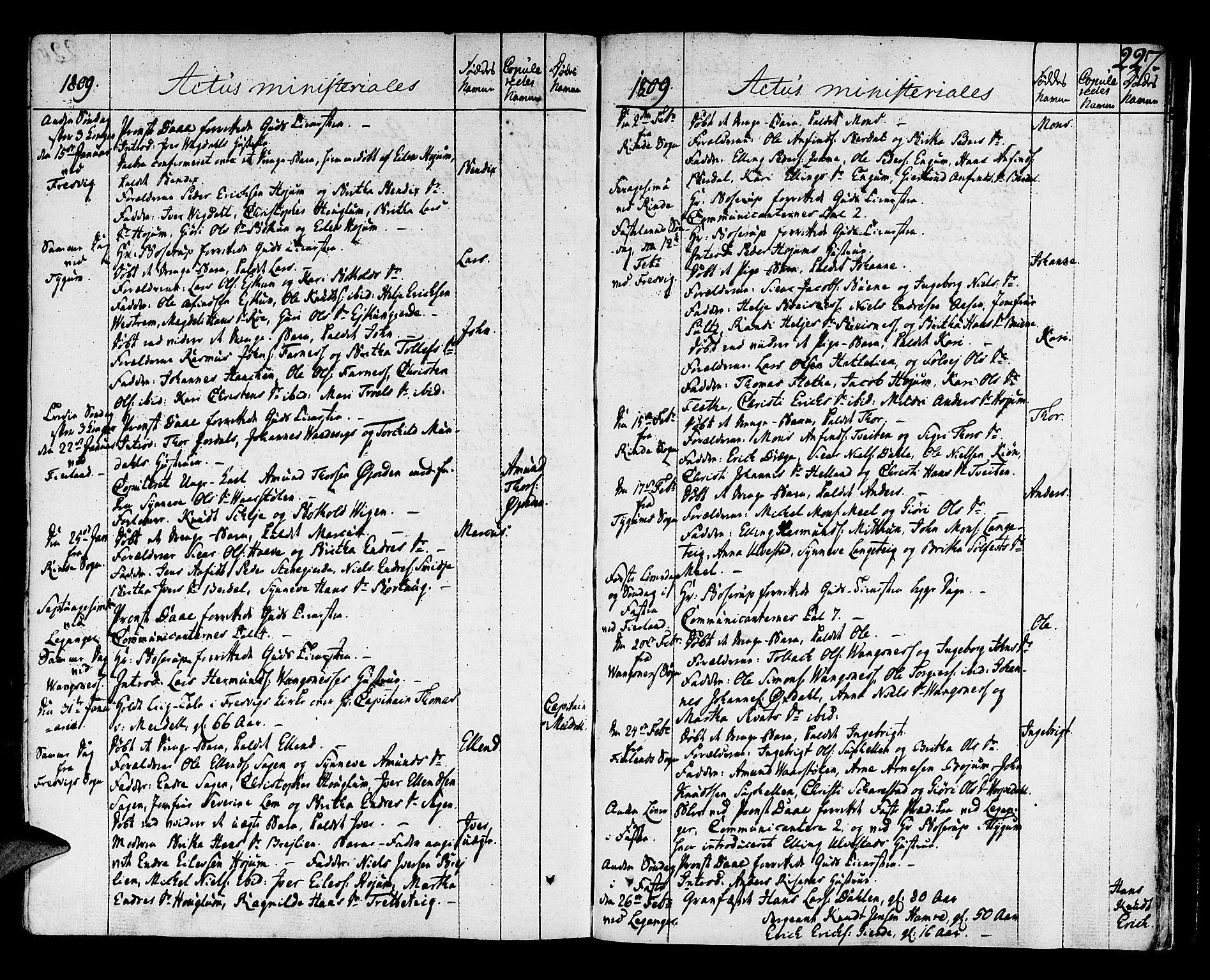 Leikanger sokneprestembete, AV/SAB-A-81001/H/Haa/Haaa/L0005: Parish register (official) no. A 5, 1792-1809, p. 227