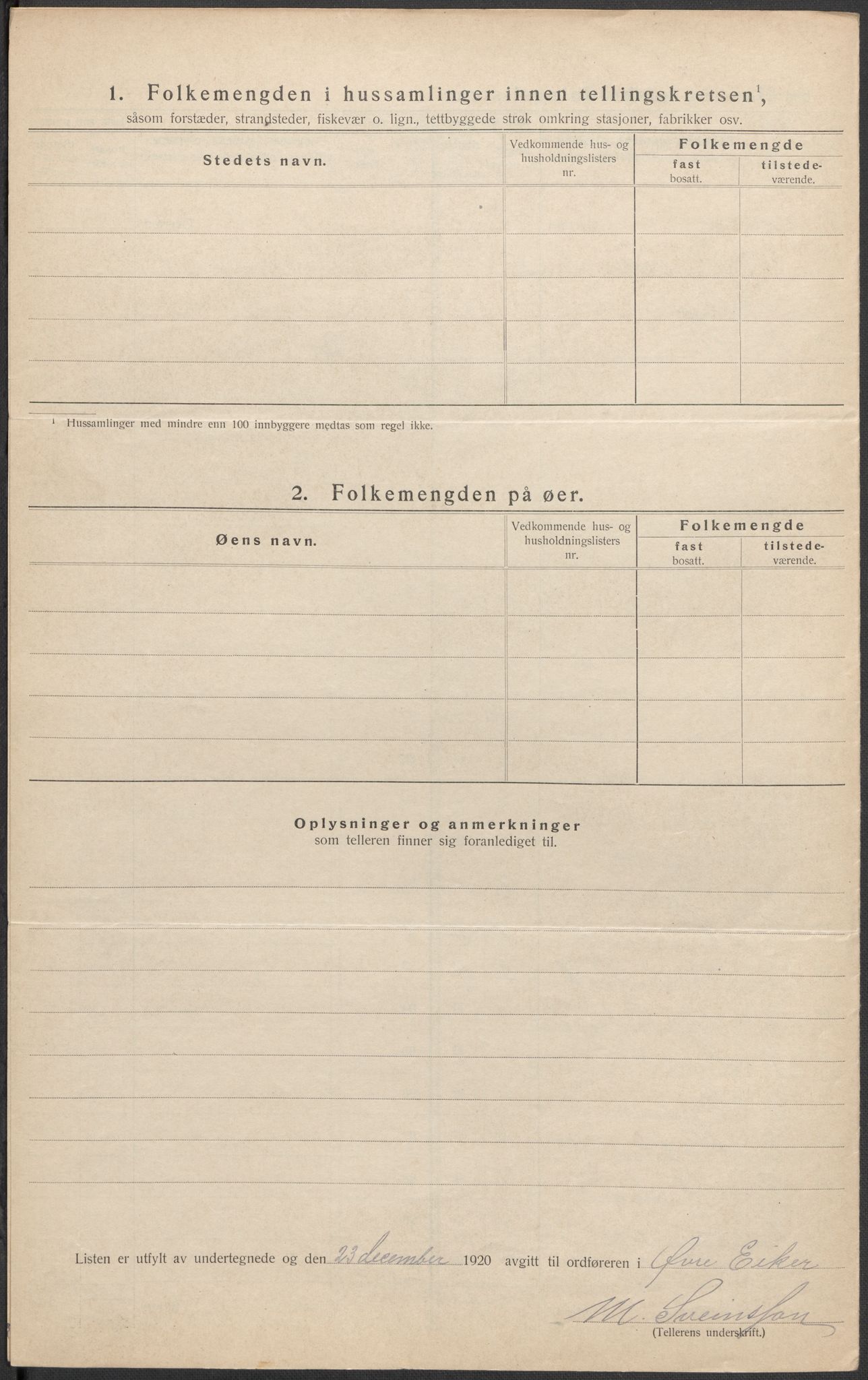 SAKO, 1920 census for Øvre Eiker, 1920, p. 51