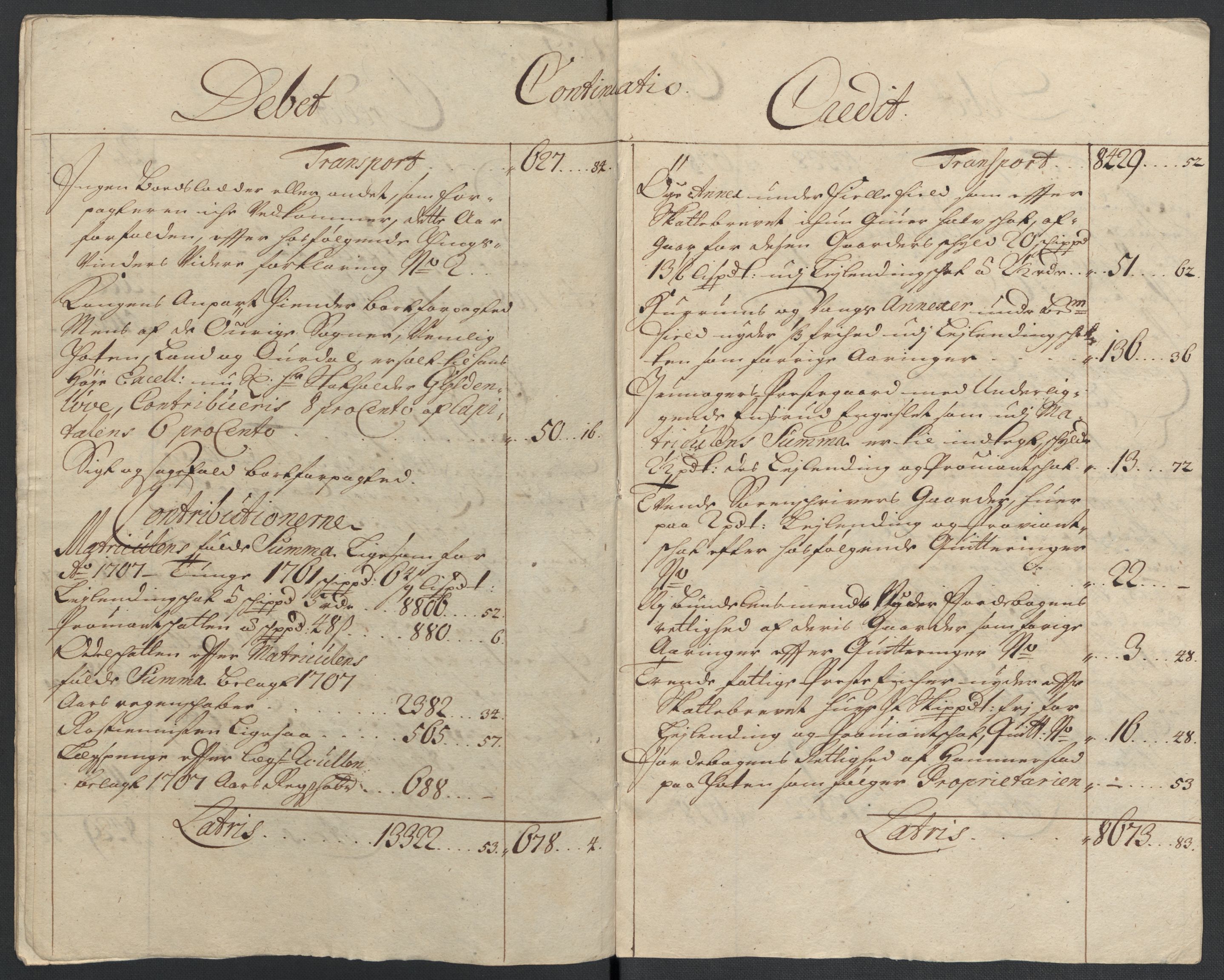 Rentekammeret inntil 1814, Reviderte regnskaper, Fogderegnskap, AV/RA-EA-4092/R18/L1305: Fogderegnskap Hadeland, Toten og Valdres, 1707-1708, p. 418