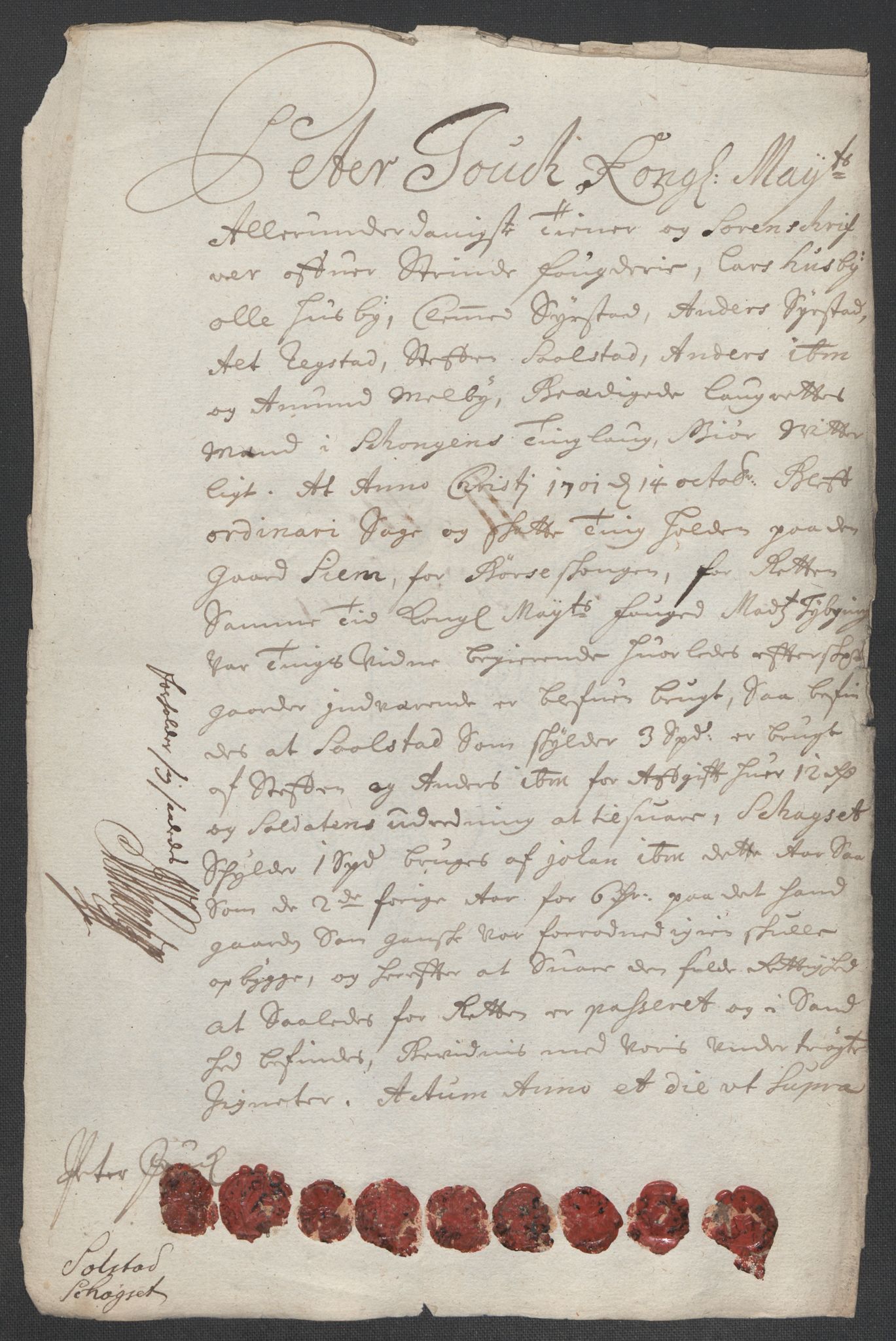 Rentekammeret inntil 1814, Reviderte regnskaper, Fogderegnskap, RA/EA-4092/R61/L4108: Fogderegnskap Strinda og Selbu, 1701-1703, p. 100