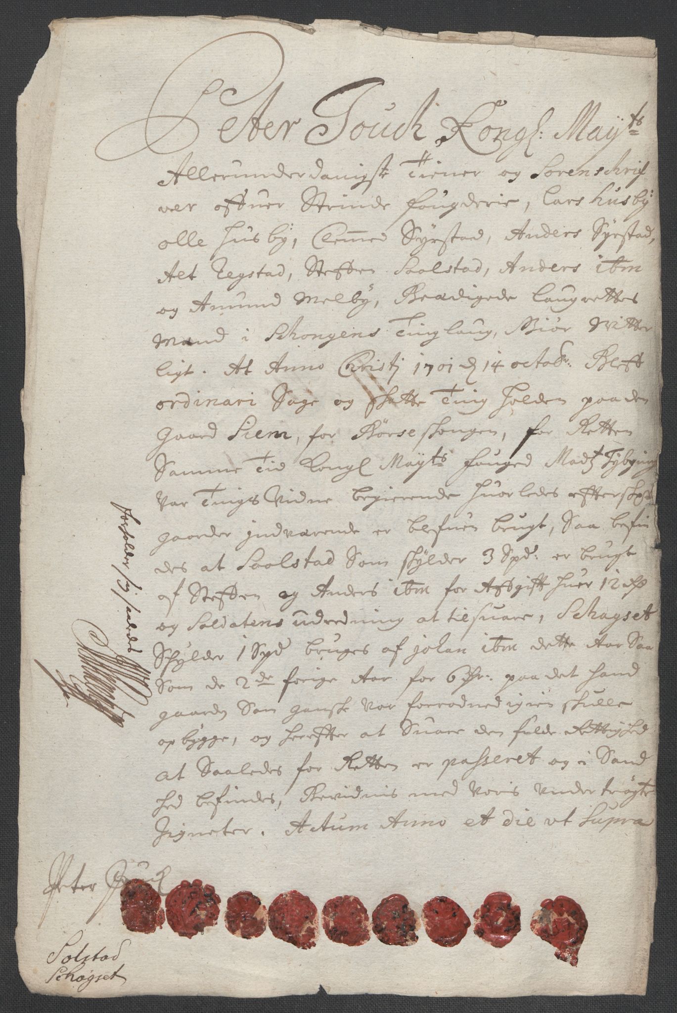 Rentekammeret inntil 1814, Reviderte regnskaper, Fogderegnskap, AV/RA-EA-4092/R61/L4108: Fogderegnskap Strinda og Selbu, 1701-1703, p. 100