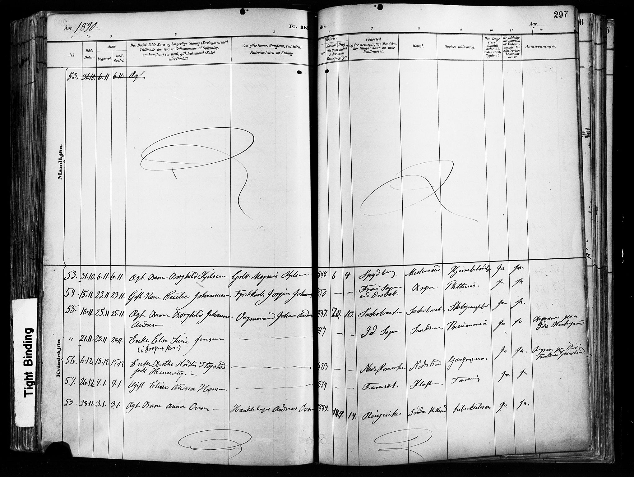 Østre Aker prestekontor Kirkebøker, AV/SAO-A-10840/F/Fa/L0008: Parish register (official) no. I 8, 1883-1894, p. 297