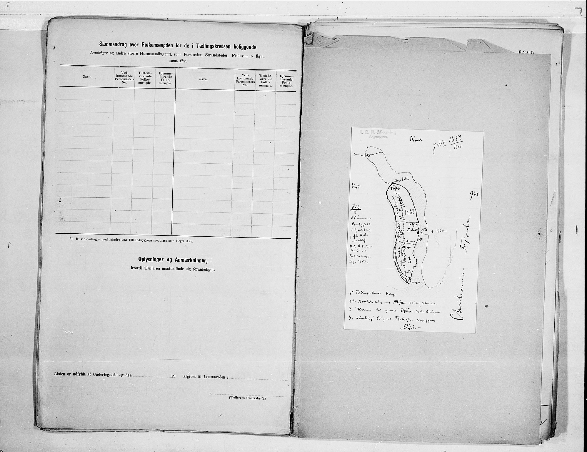 RA, 1900 census for Strømm, 1900, p. 12