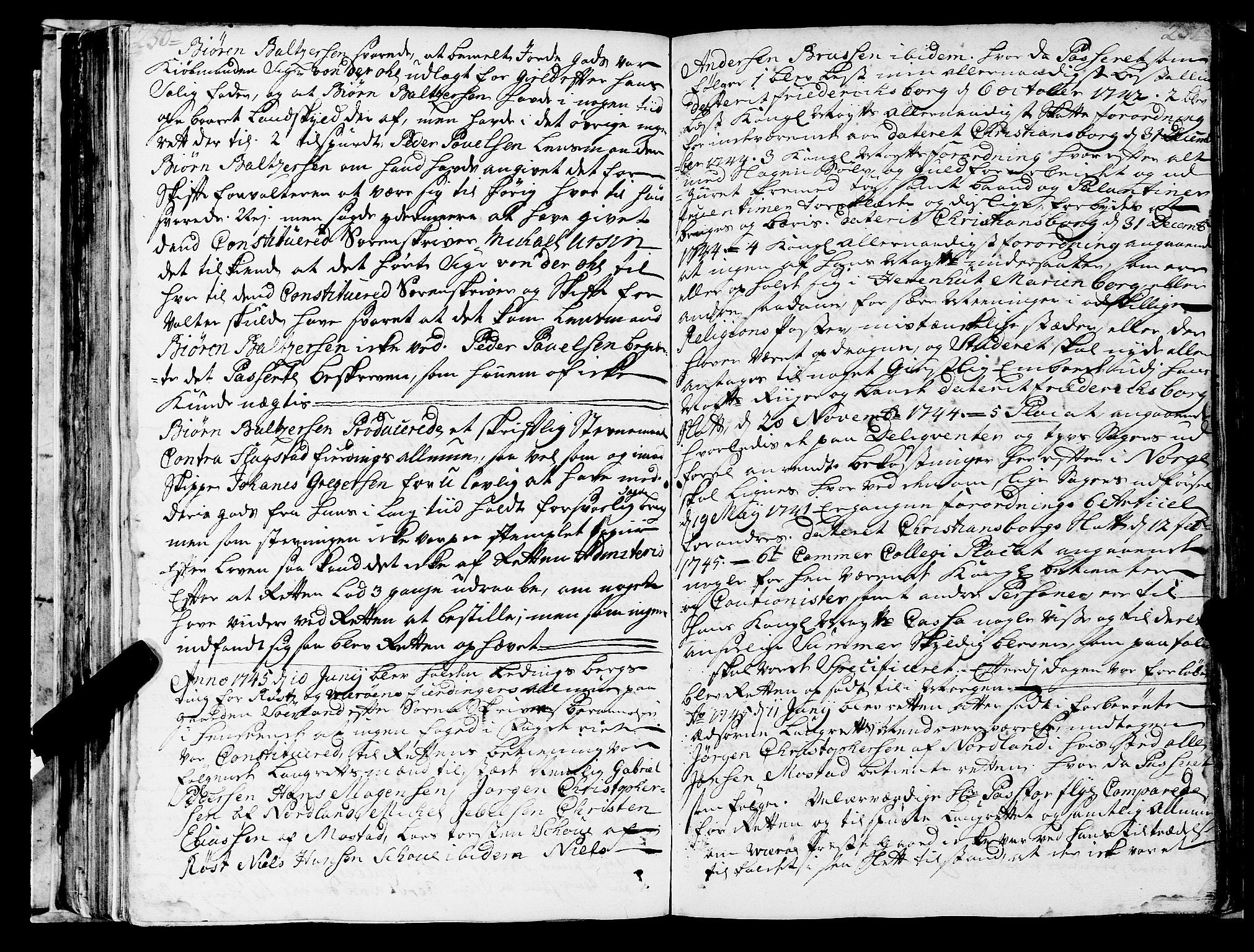 Lofoten sorenskriveri, SAT/A-0017/1/1/1A/L0005: Tingbok, 1739-1752, p. 250-251