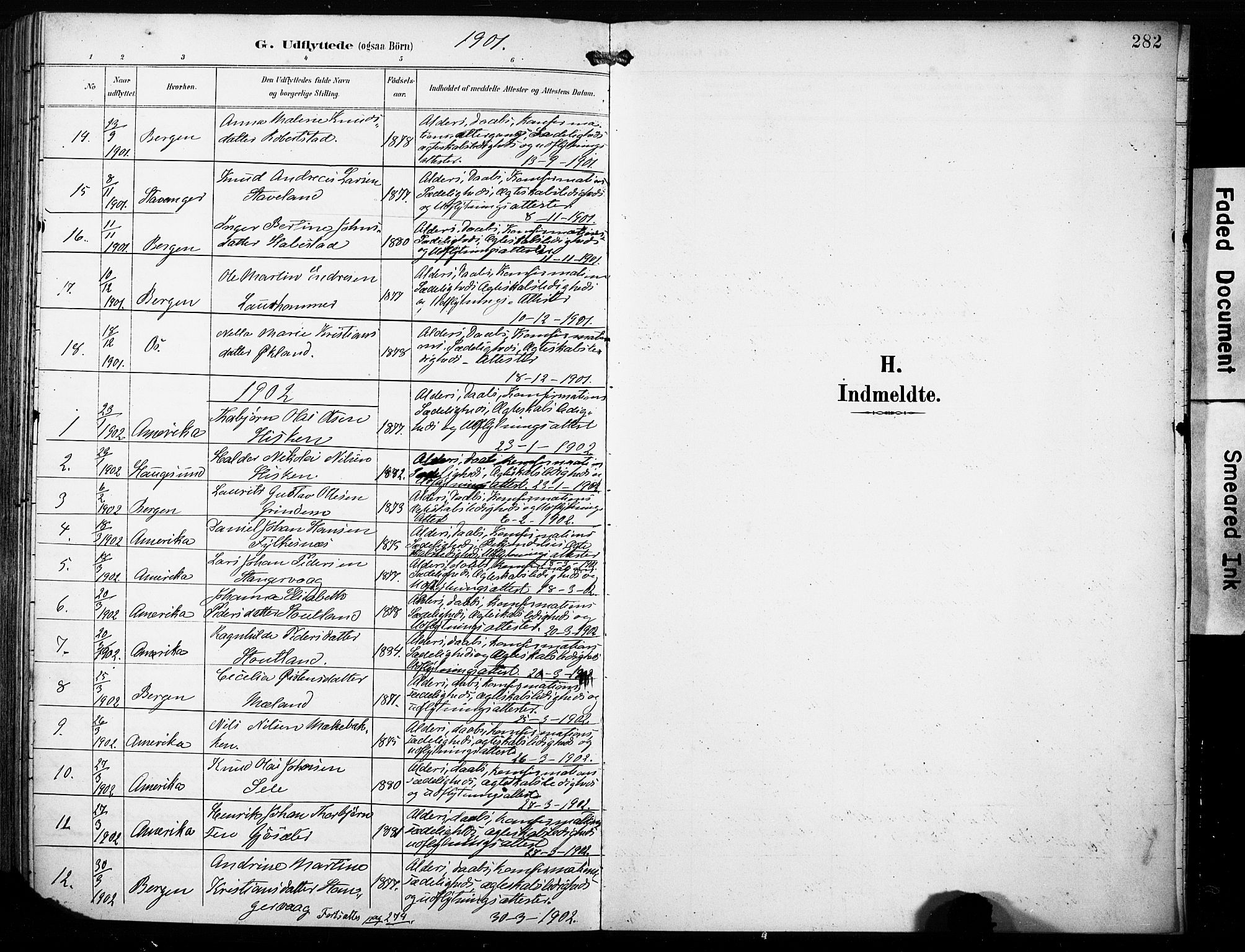 Finnås sokneprestembete, SAB/A-99925/H/Ha/Haa/Haac/L0002: Parish register (official) no. C 2, 1895-1904, p. 282